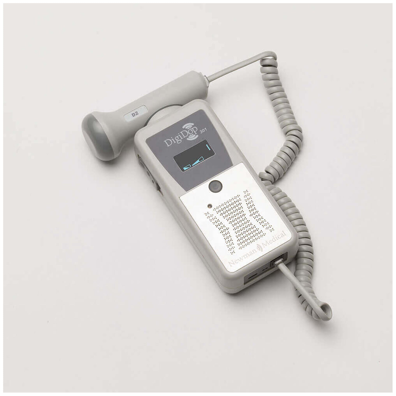 DD-301-D3W - Newman Medical - Non-Display Digital Doppler (DD-301) & 3MHz Waterproof Rechargeable Obstetrical Probe (US Only) (DROP SHIP ONLY) , ea