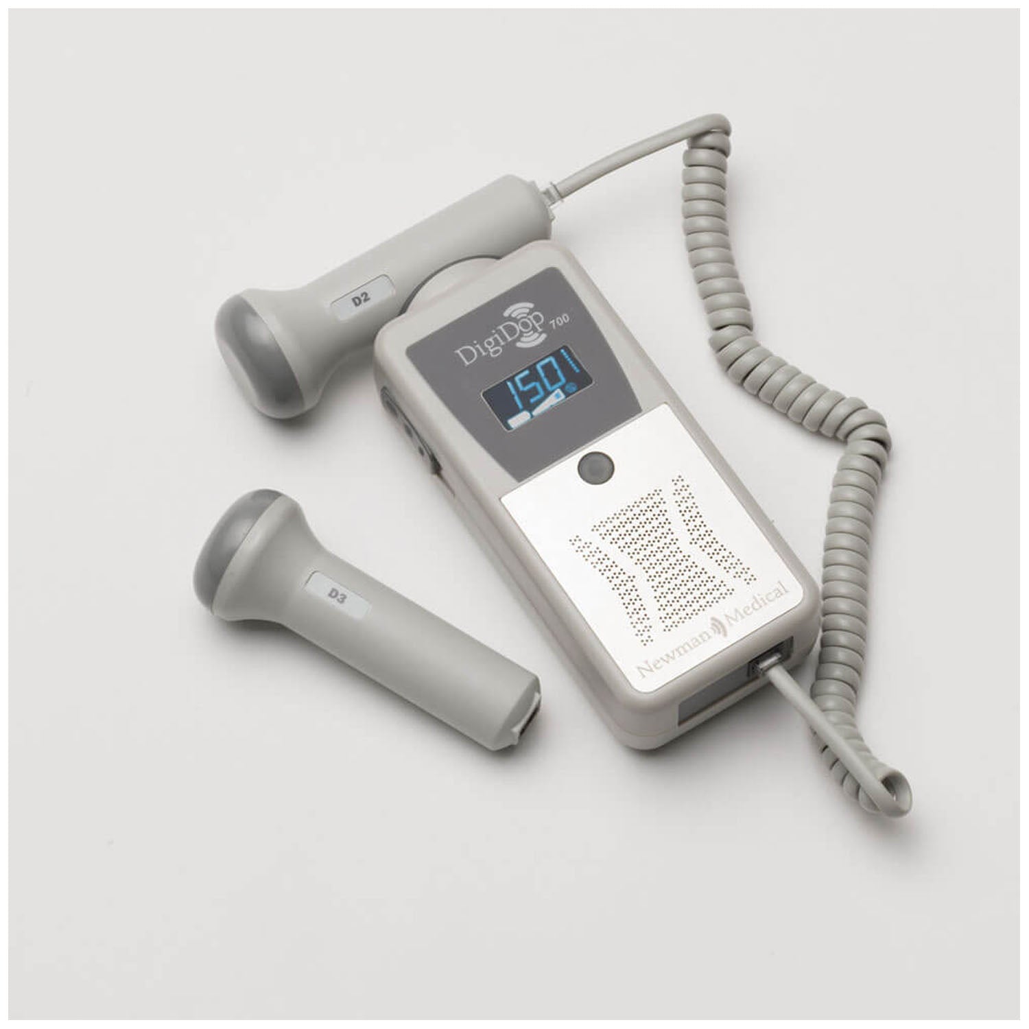 DD-700-OB - Newman Medical - Display Digital Doppler with Recharger Includes Obstetrical 2MHz & 3MHz Probes (US Only) (DROP SHIP ONLY) , bx