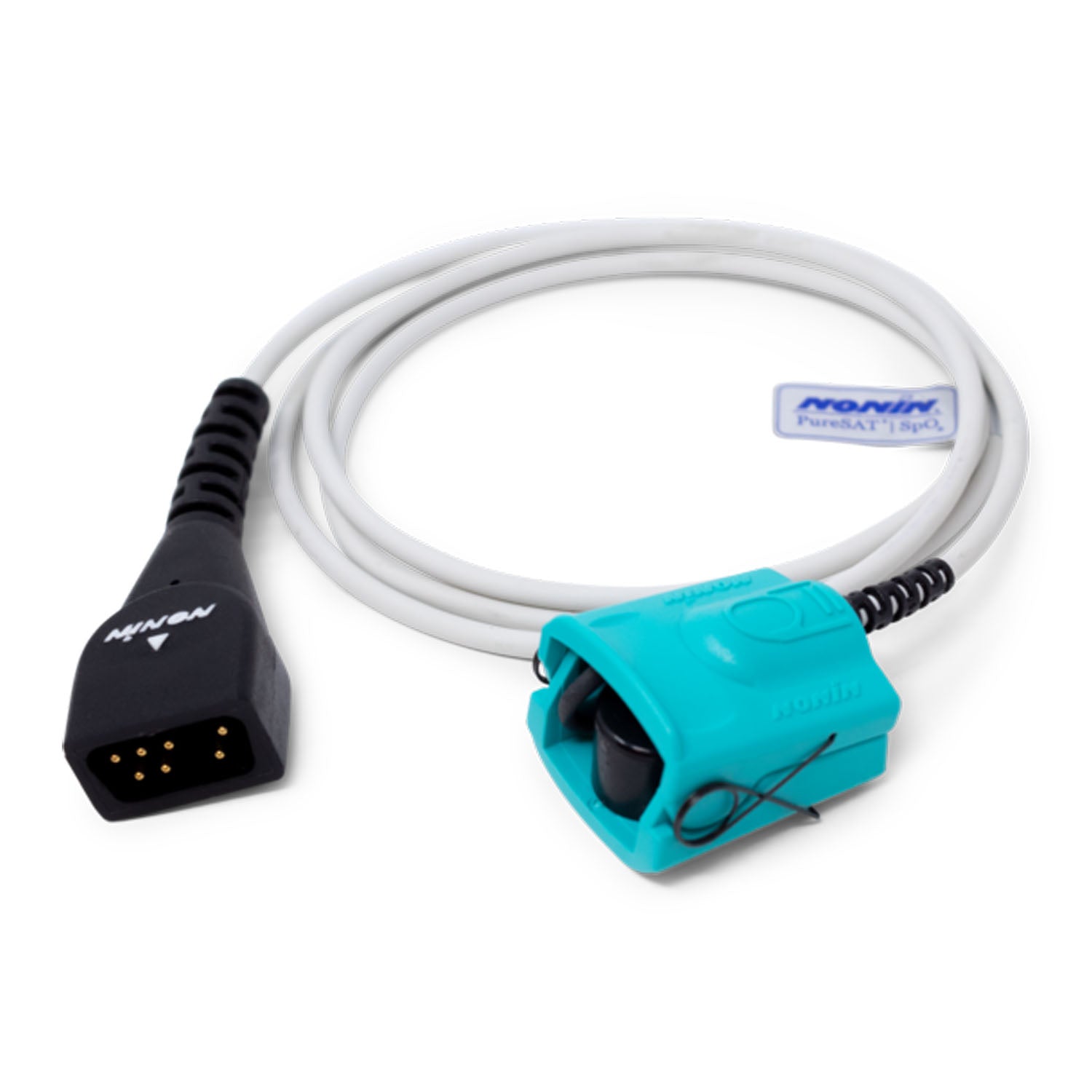 2360-003 - Nonin Medical, Inc. - SpO2 Sensor, Finger Clip, Reusable, Pediatric, 8000AP-3 (3 meters) (Continental US Only - including Alaska & Hawaii) , ea