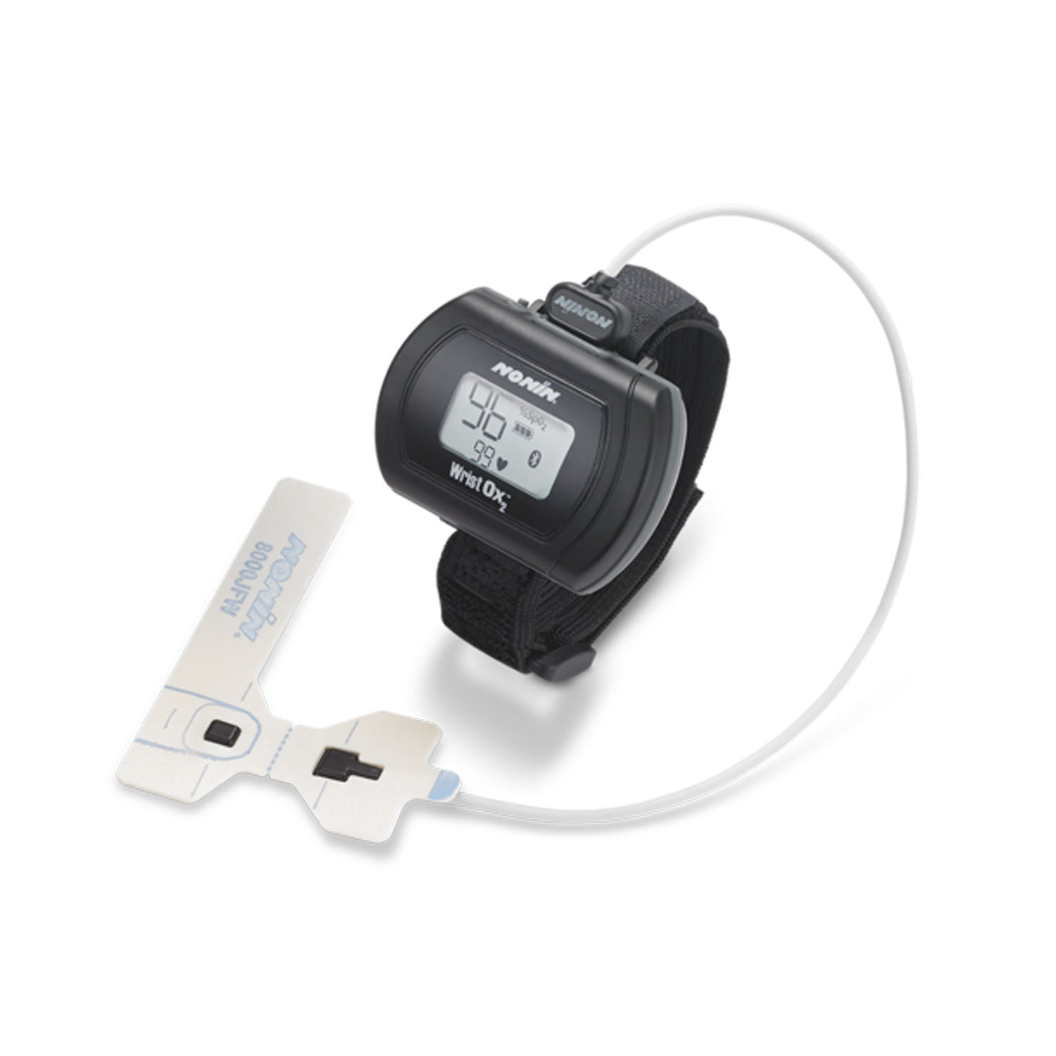 3150USB-0103 - Nonin Medical, Inc. - Include: (1) 3150USB WristOx2® Standard Assembly, (1) PureLight® 8000J-WO2 Adult Flex Reusable SpO2 Sensor, Two (2) AAA Alkaline Batteries, (1) Wrist Band, (1) Carrying Case (Continental US Only - including Alaska & H