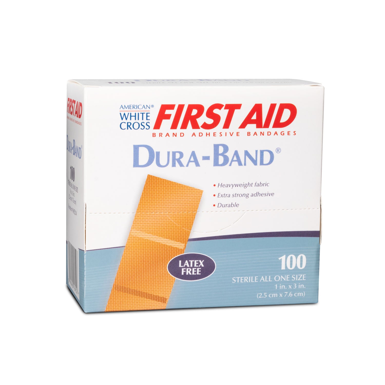 1695214 - Dukal Corporation - Adhesive Bandage, 1" x 3", Heavyweight, Flexible Fabric, Sterile, 100/bx, 12 bx/cs , cs