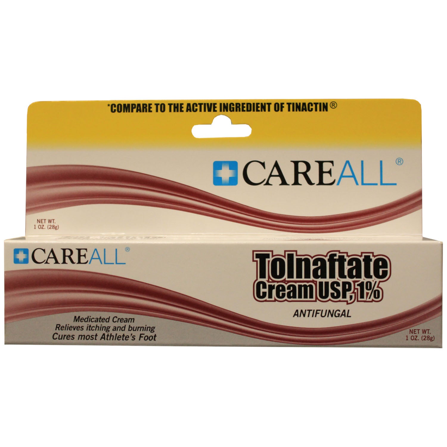 AF1 - 新世界進口 - CareAll® 托萘酯抗真菌乳膏,1.0 盎司,24 支/盒,與 Tinactin® 的活性成分相同(加拿大不銷售),盒