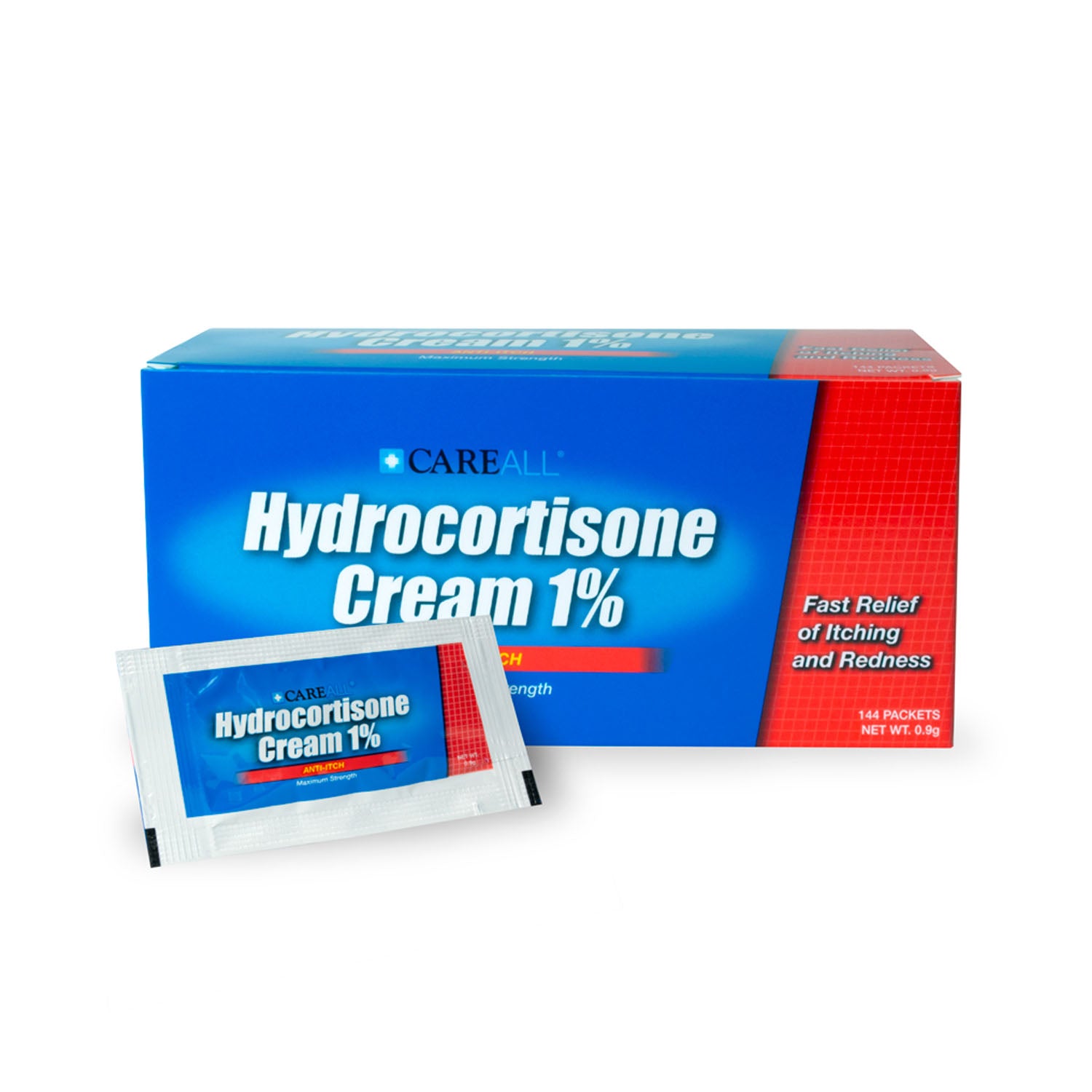 HYDP9 - New World Imports - Hydrocortisone Ointment 1%, 0.9g, Compared to the Active Ingredients in Cortaid®, 144/bx, 12 bx/cs (Not Available for sale into Canada) , cs