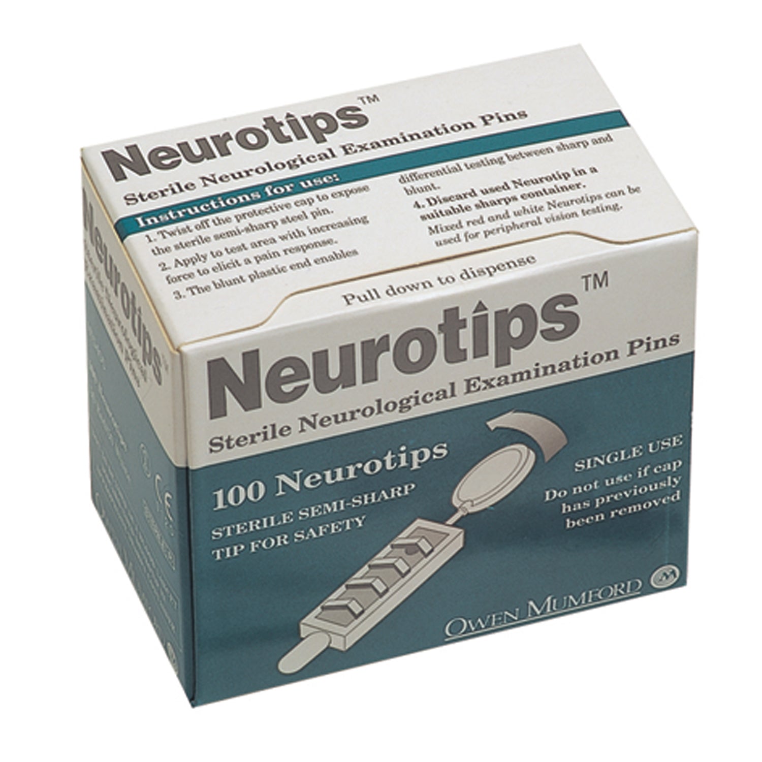 NT5405 - Owen Mumford - Neurotips,100/盒(僅限美國和加拿大),盒裝