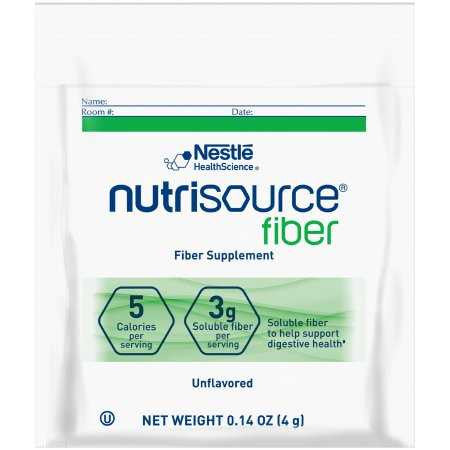 777275 - Nutrisource Fiber - Nutrisource Fiber Oral Supplement Unflavored Powder 4 Gram Individual Packet, Sample Pack of 1, (EA)