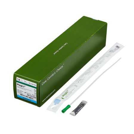 806366 - Magic3 - Urethral Catheter Magic3 Straight Tip Hydrophilic Coated Silicone 14 Fr. 16 in, 53614G Box of 30, (BX)