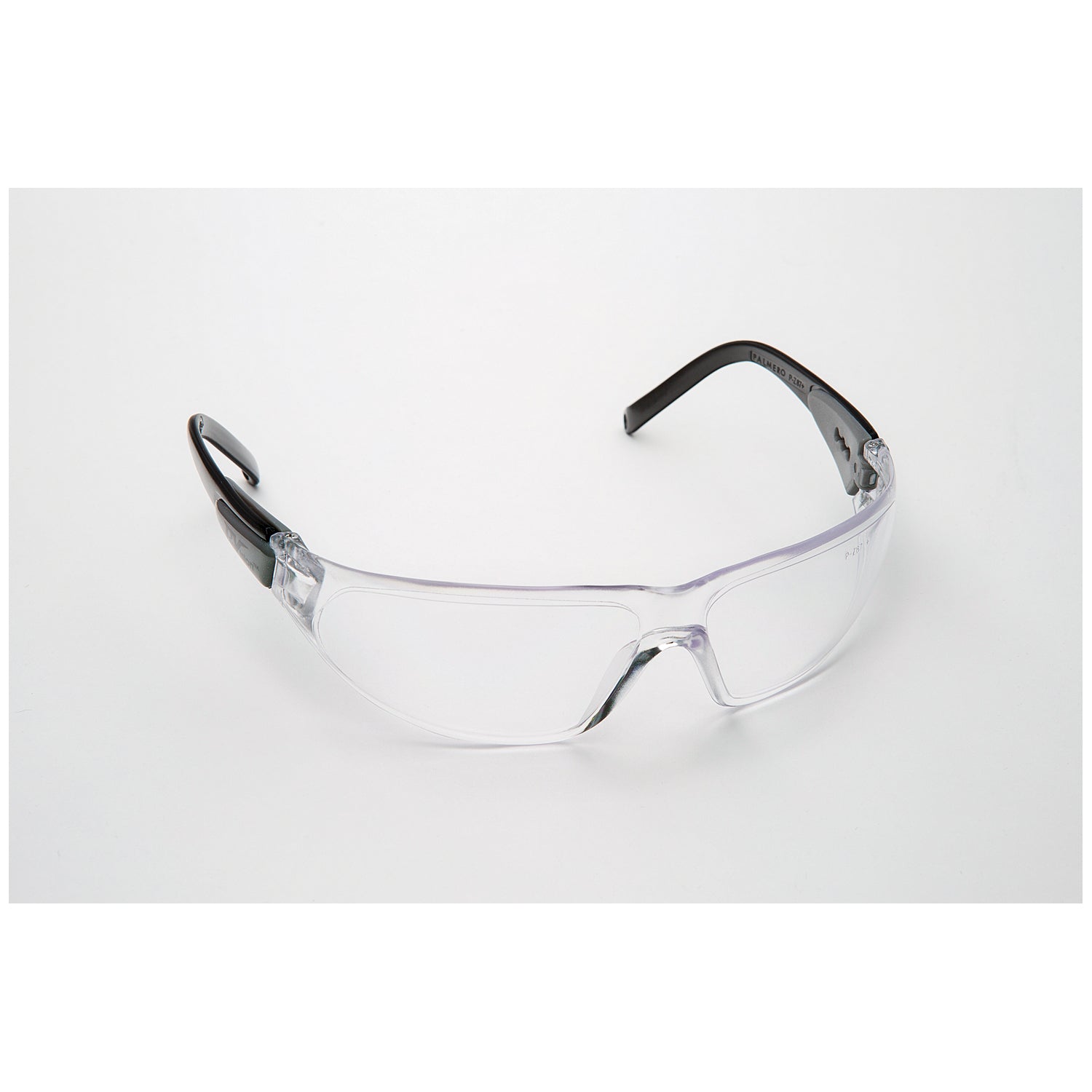 3553 - Palmero - Safety Glasses, Black Frame/Clear Lens. Universal Size, 12/cs (US SALES ONLY) , cs