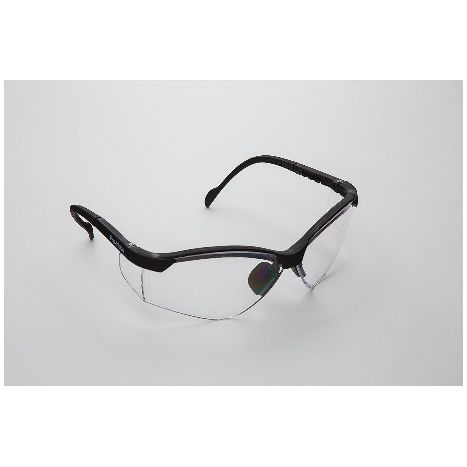 3560BL - Palmero - Safety Glasses, Black Frame/Clear Lens. Universal Size, 12/cs (US SALES ONLY) , cs
