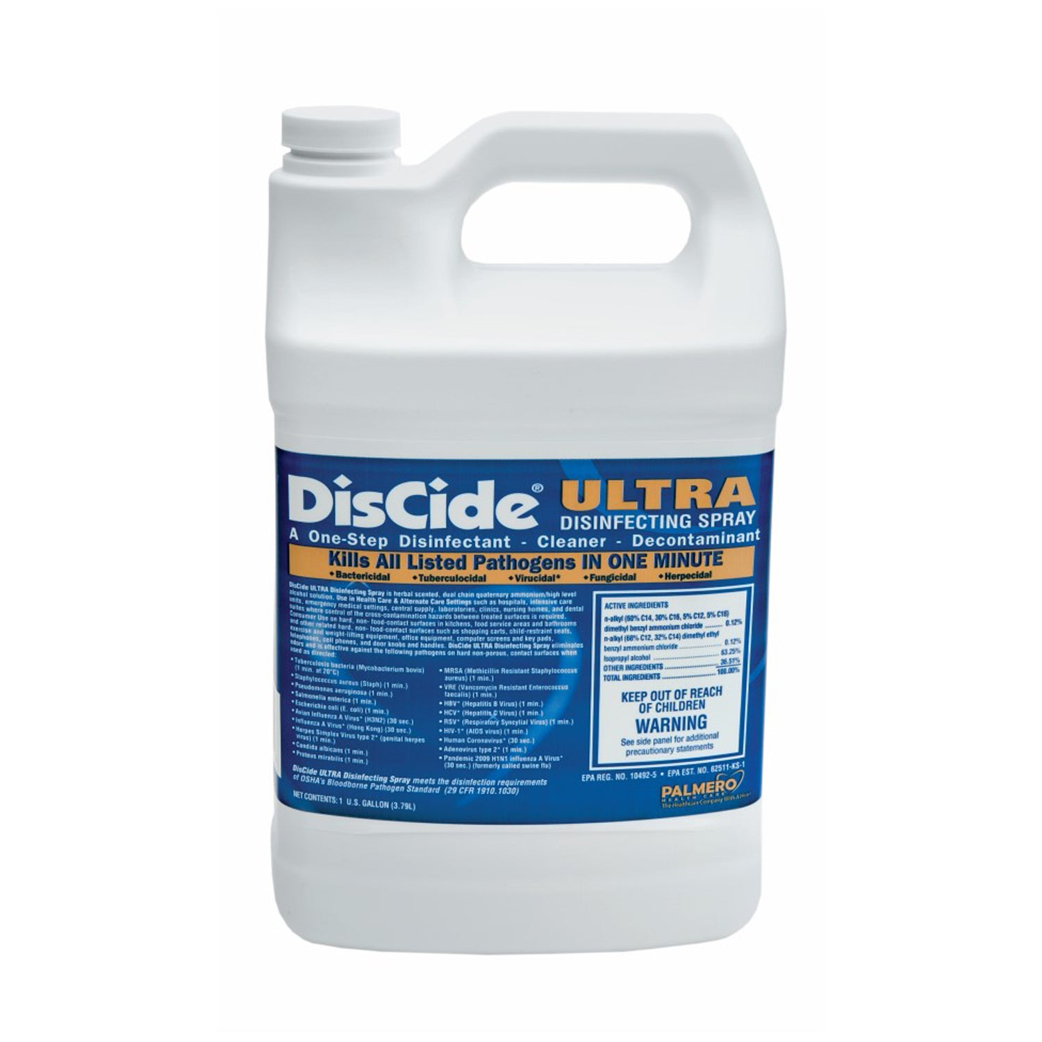 3565G - Palmero - Discide Ultra Bulk Refill, Gallon, 4/cs (US SALES ONLY) , cs
