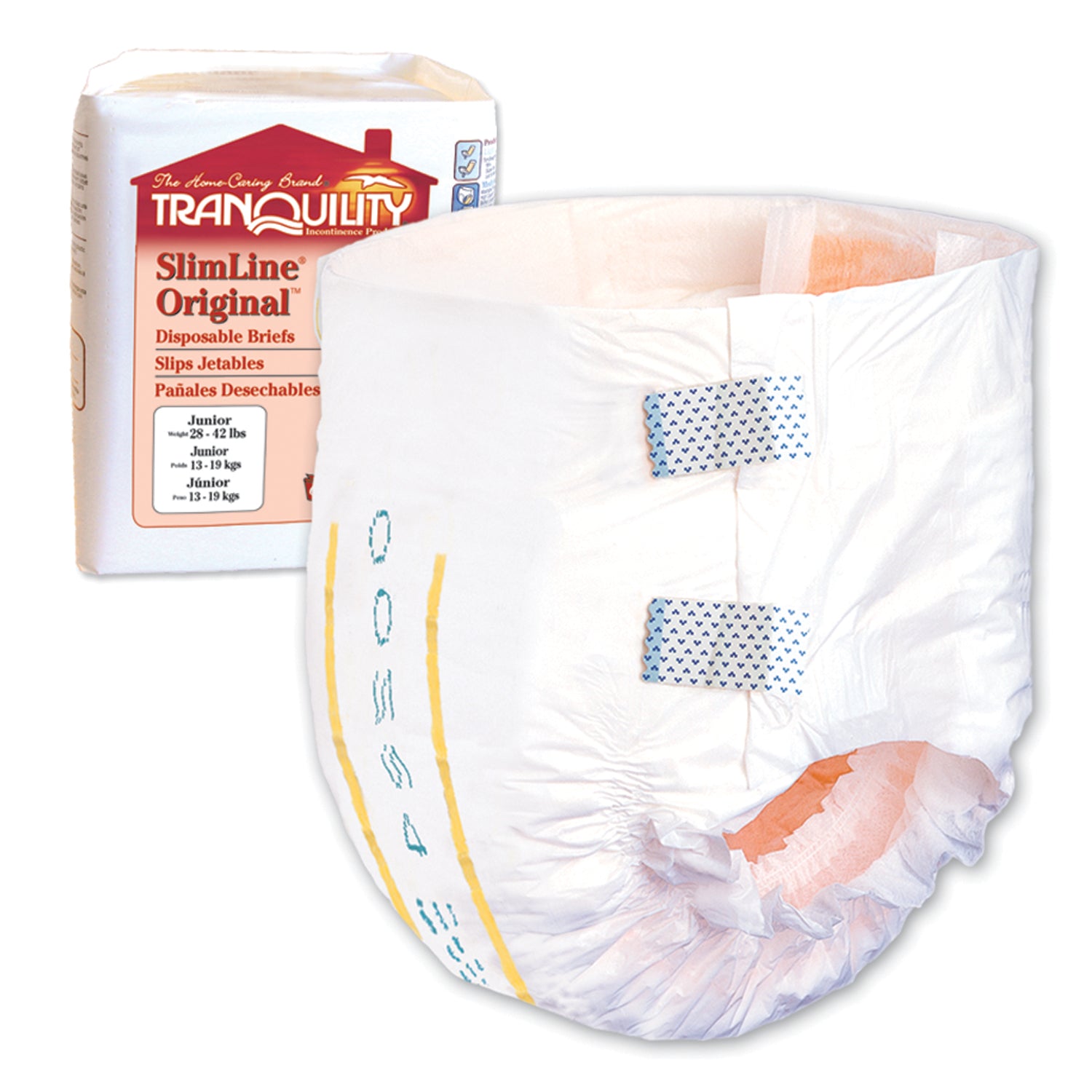 2112 - Principle Business Enterprises - Brief, Junior, 28-42 lbs, 10.2 fl oz Capacity, 12/bg, 10 bg/cs (US Only) , cs