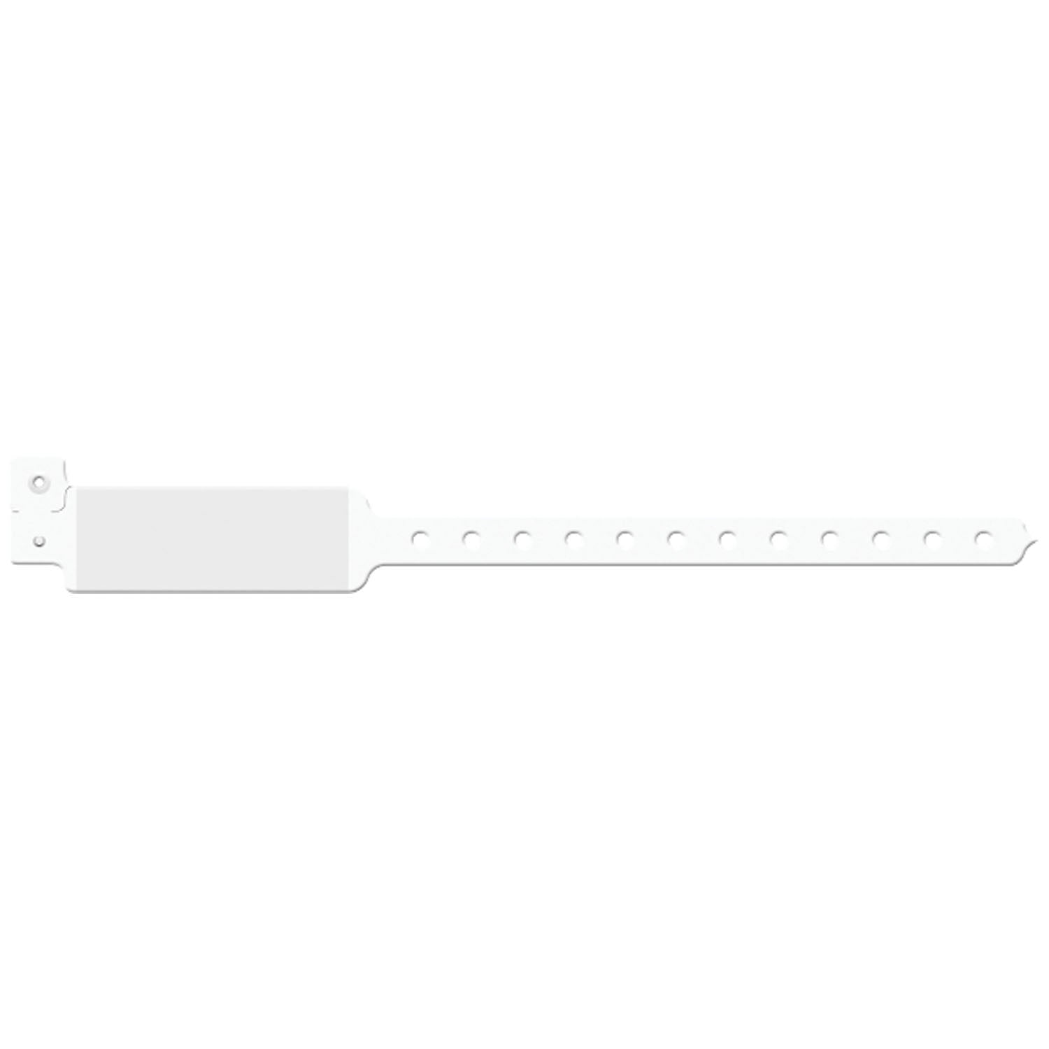 121 - Medical ID Solutions - Wristband, Adult/ Pediatric, Imprinter Vinyl, White, 500/bx , bx