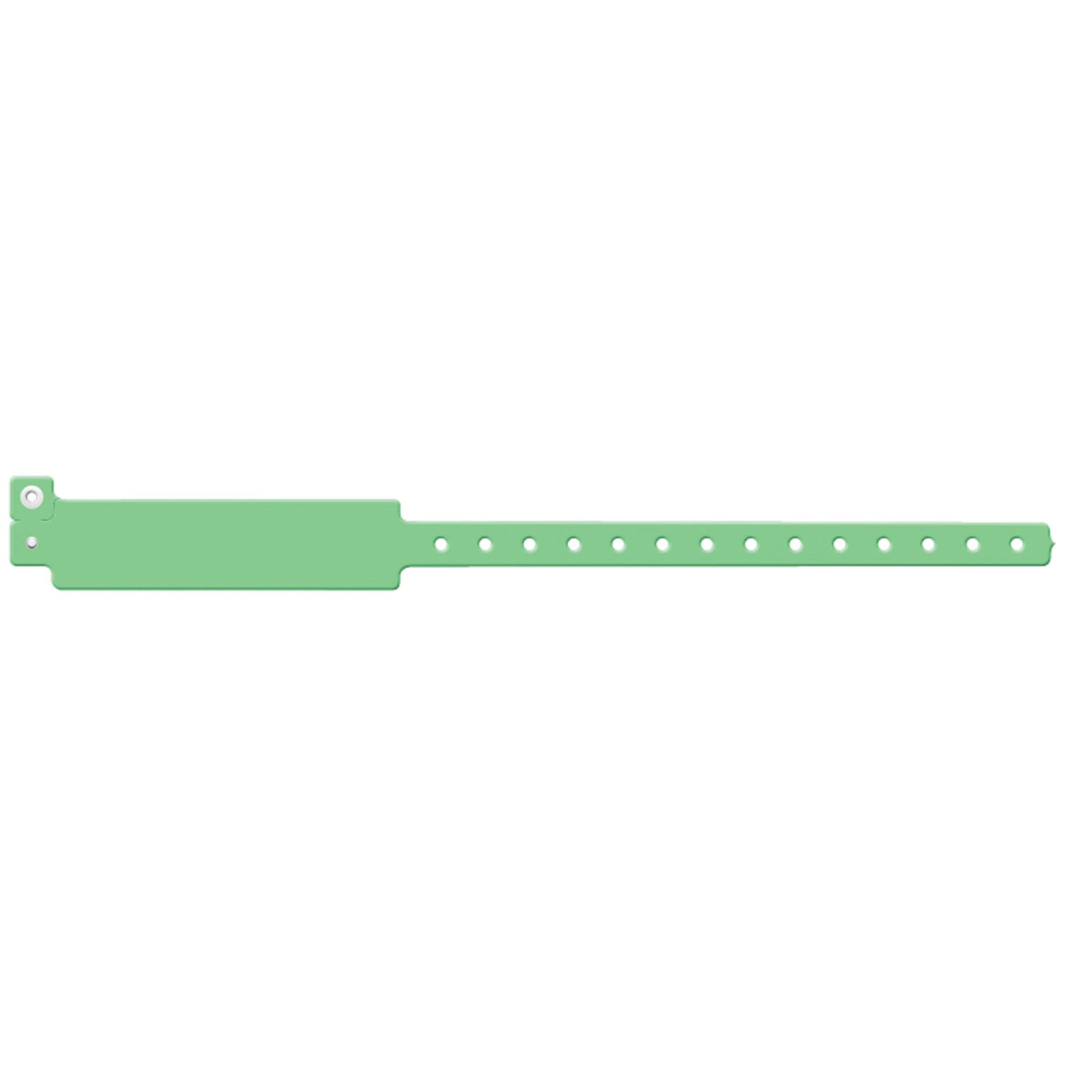 203C - Medical ID Solutions - Wristband, Adult, Write-On Vinyl, Custom Printed, Green, 500/bx , bx