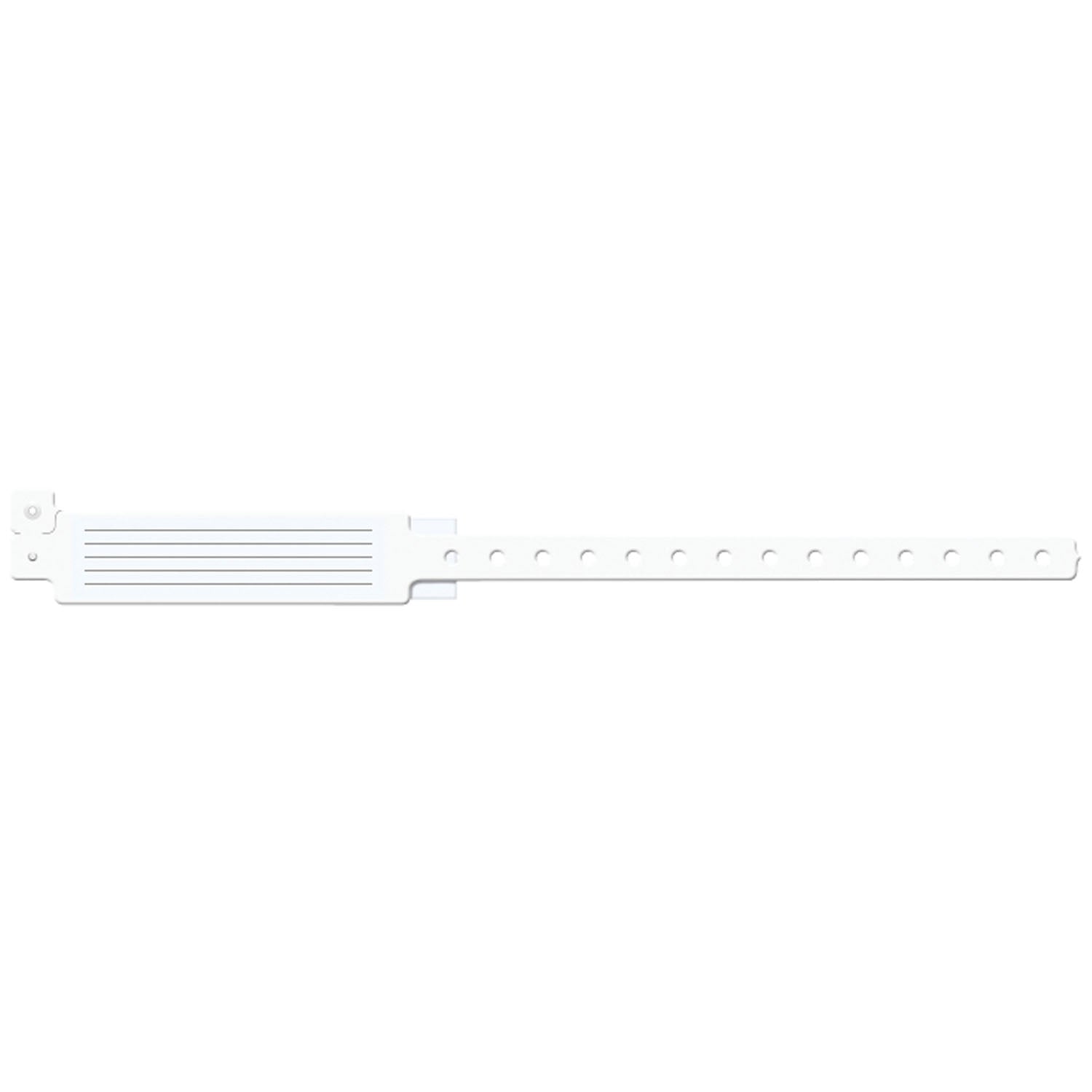 241 - Medical ID Solutions - Wristband, Adult, 12", Insert Vinyl, White, 250/bx , bx
