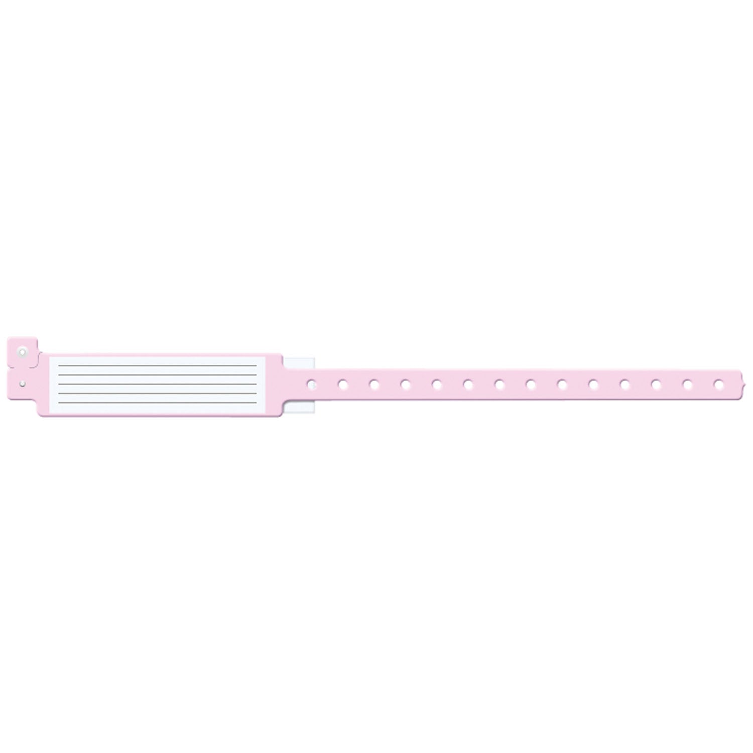 247 - Medical ID Solutions - Wristband, Adult, 12", Insert Vinyl, Pink, 250/bx , bx