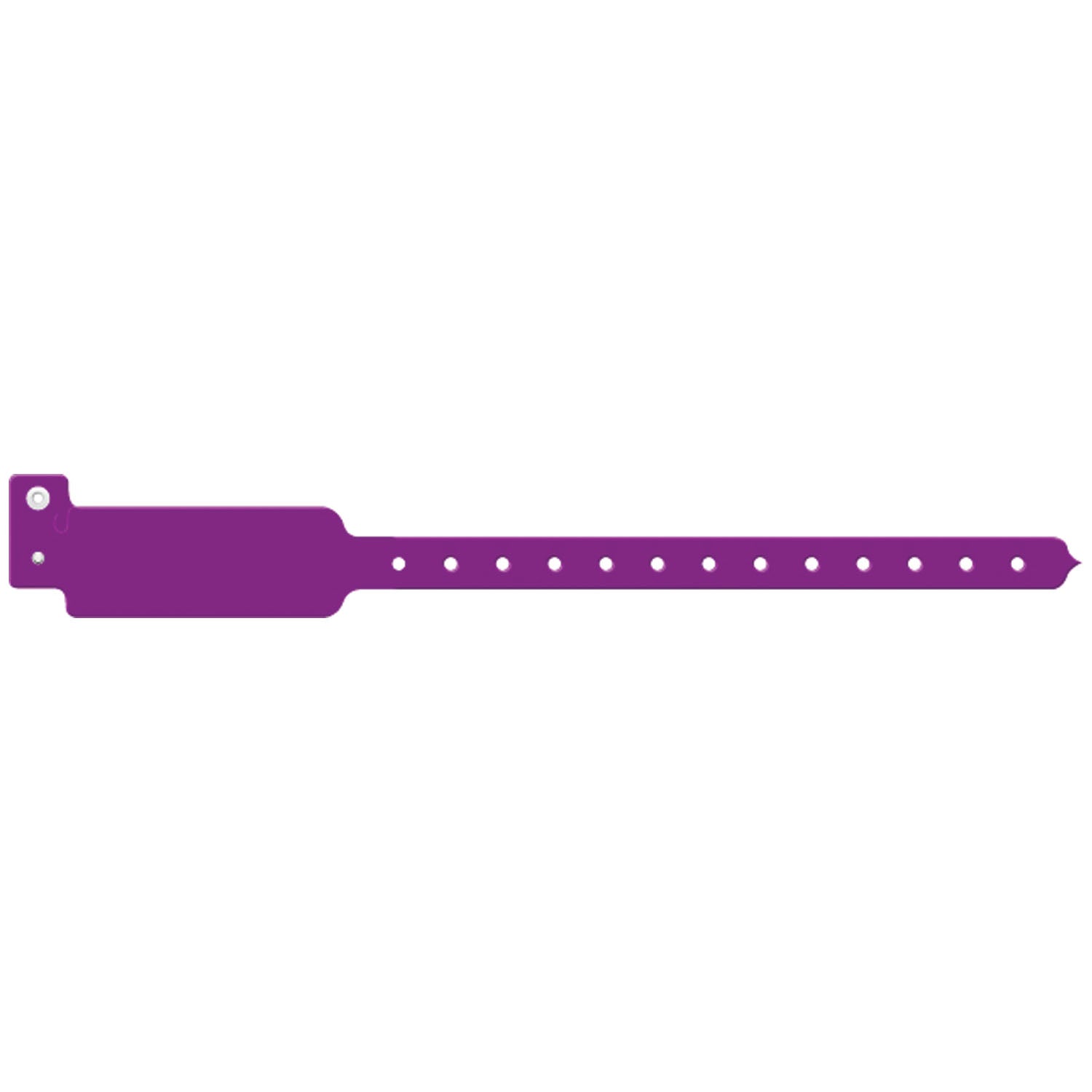 3107 - Medical ID Solutions - Wristband, Adult/ Pediatric, Write-On Tri-Laminate, Purple, 500/bx , bx