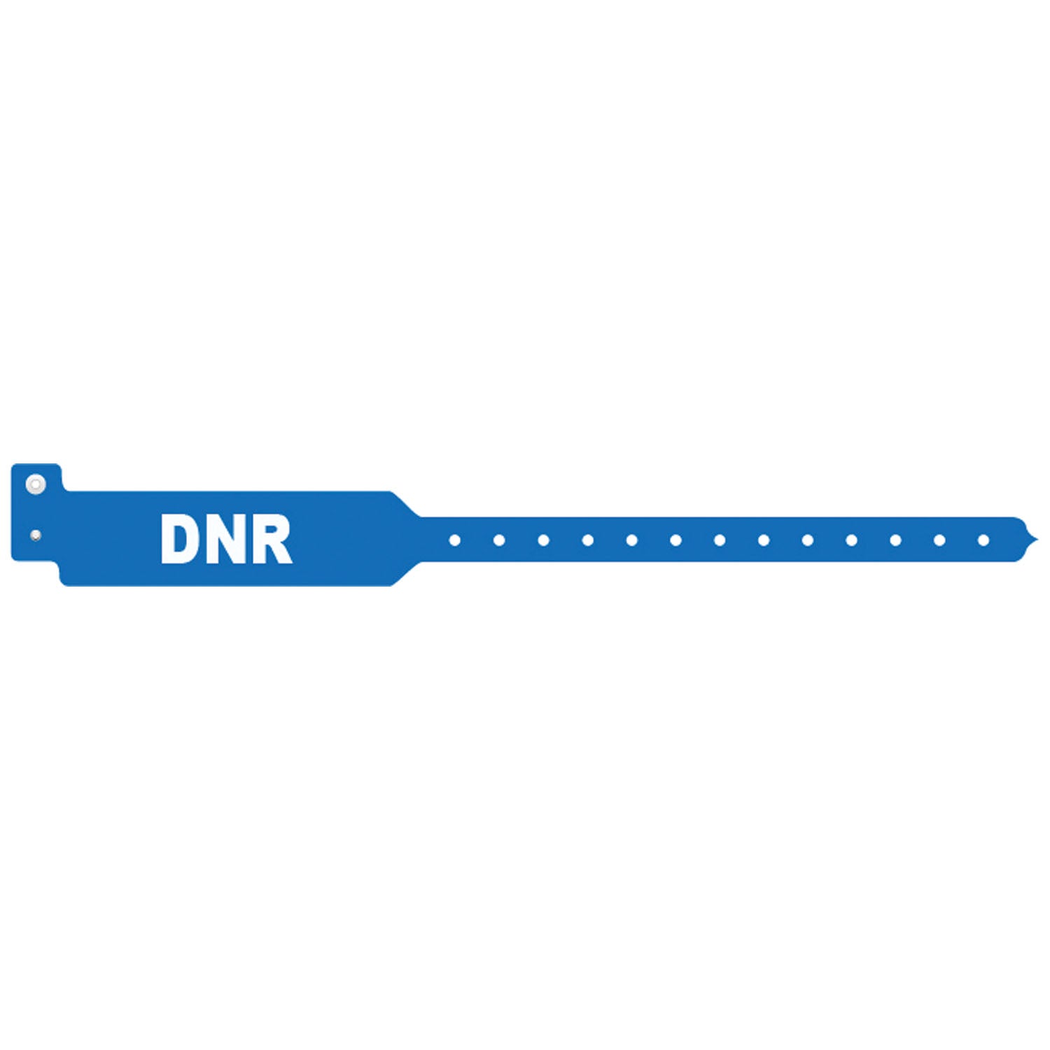 3202DNR - Medical ID Solutions - Wristband, Adult, Tri-Laminate, DNR, Blue, 500/bx , bx