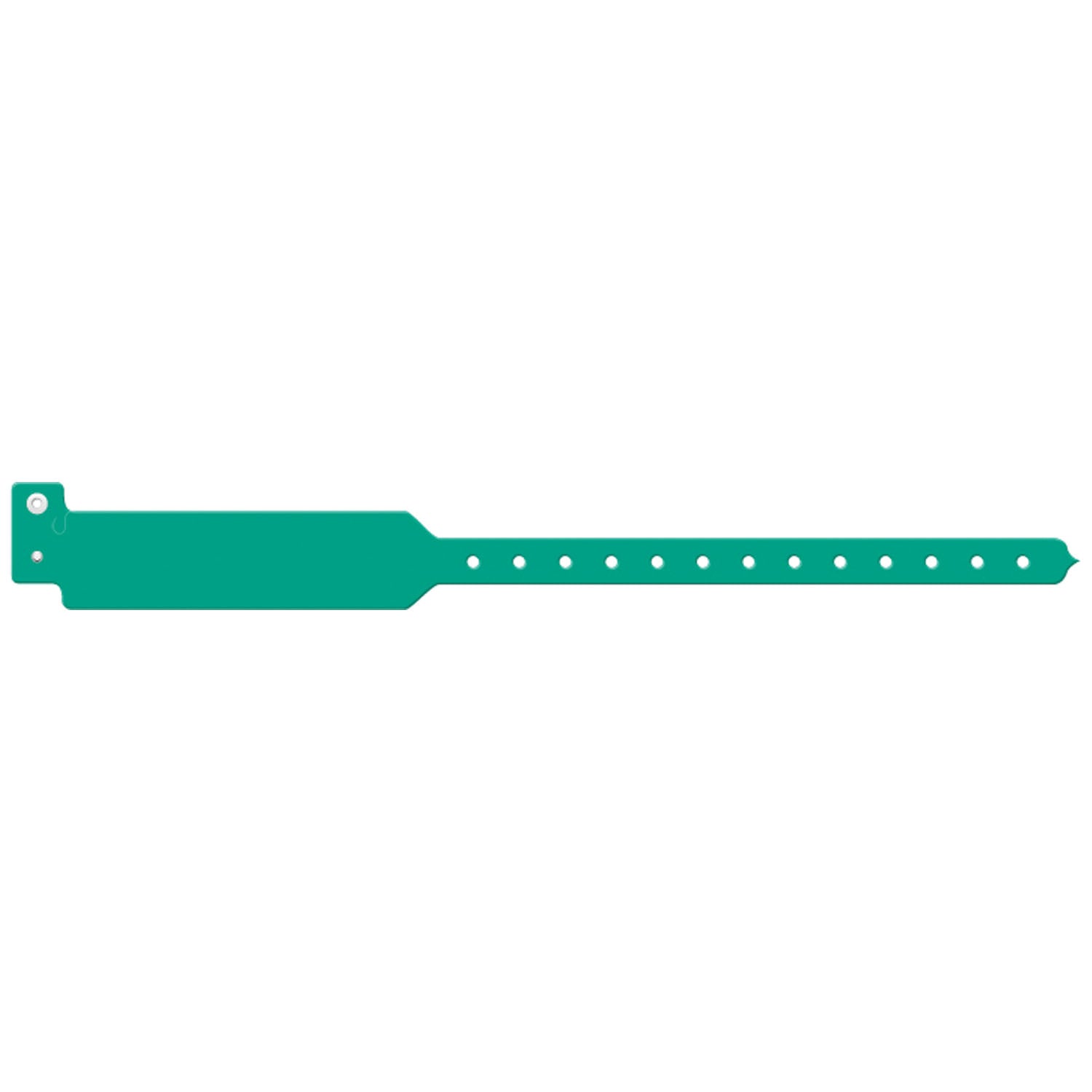 3203C - Medical ID Solutions - Wristband, Adult, Write-On Tri-Laminate, Custom Printed, Green, 500/bx , bx