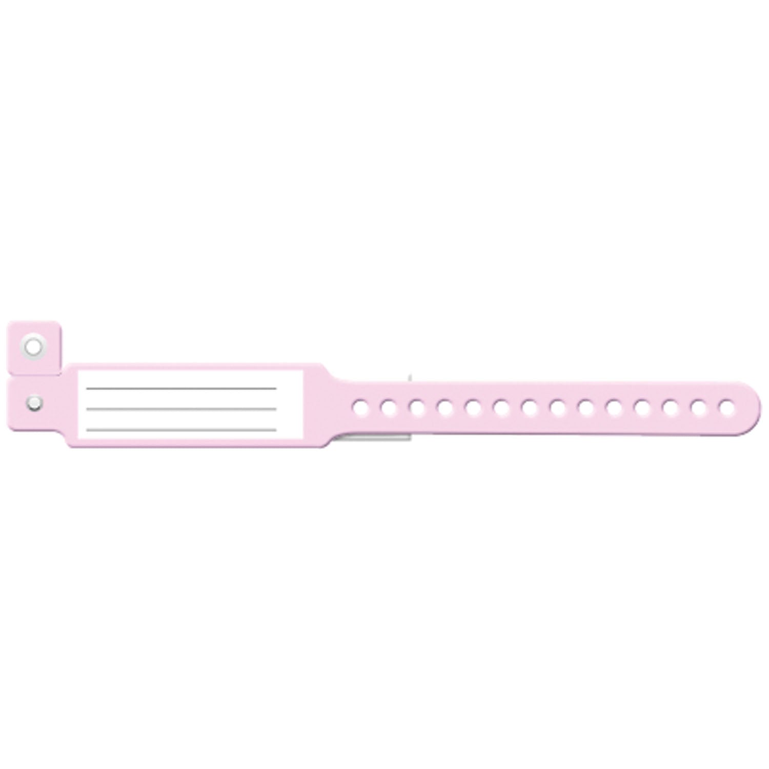 343 - Medical ID Solutions - Wristband, Infant, Insert Vinyl, Pink, 250/bx , bx