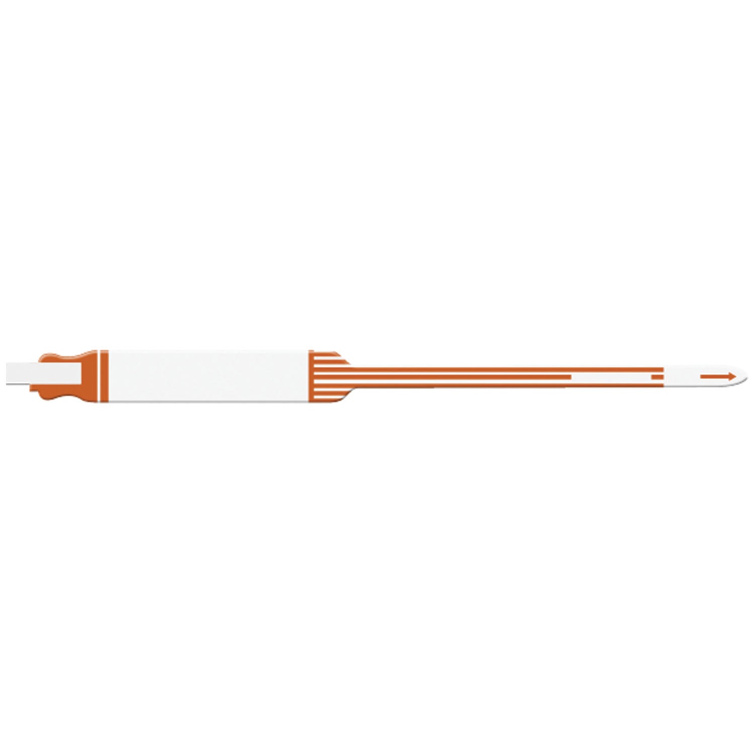 7225 - Medical ID Solutions - Wristband, Adult, Imprinter Tri-Laminate, Self Adhesion, Orange, 250/bx , bx