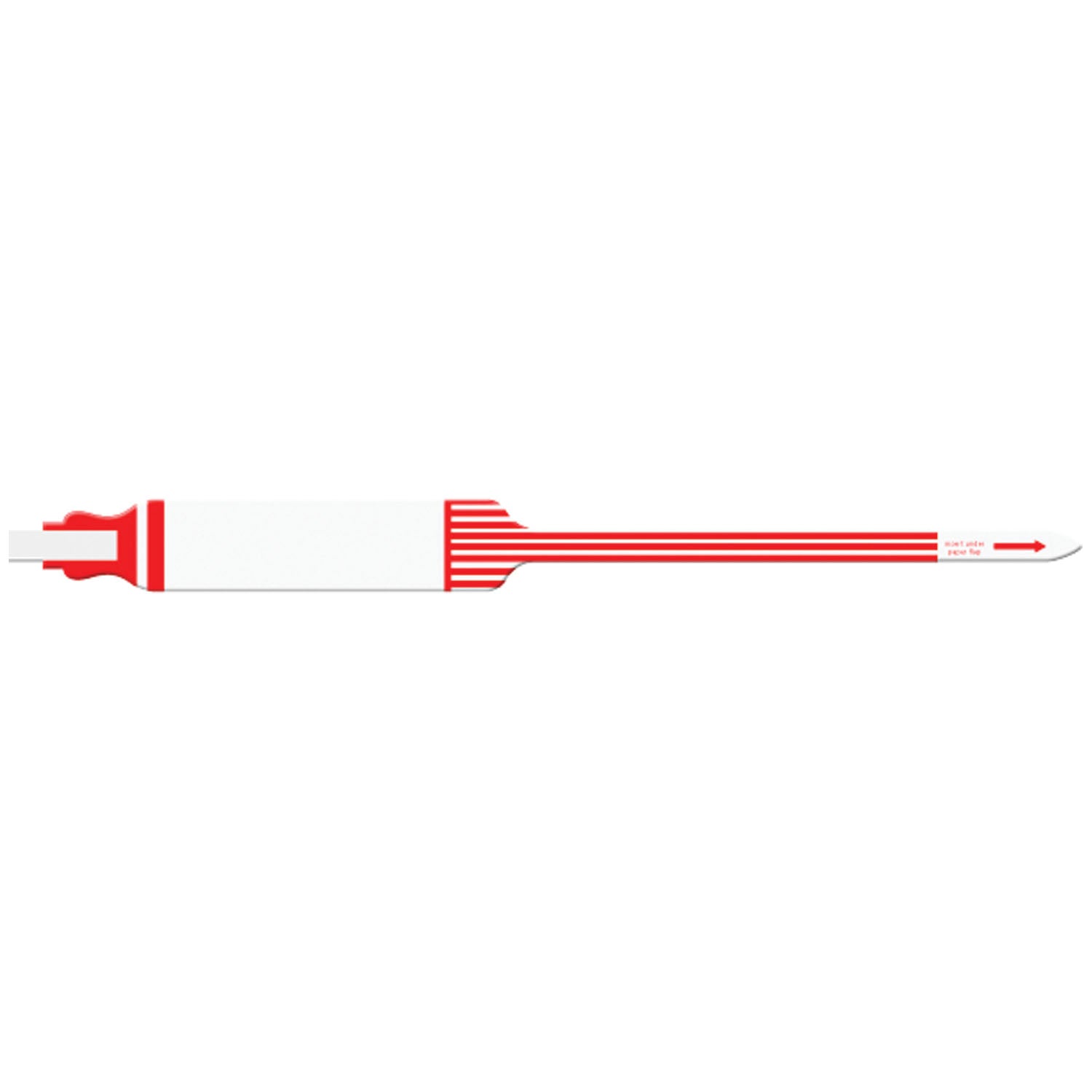 7424 - Medical ID Solutions - Wristband, Adult, Extra Wide, Imprinter Tri-Laminate, Self Adhesion, Red, 250/bx , bx