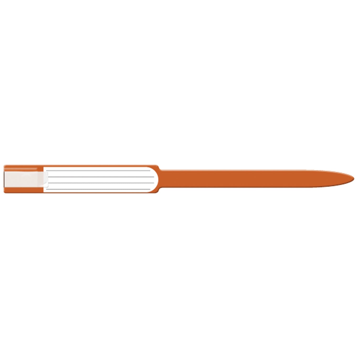 8245 - Medical ID Solutions - Wristband, Adult, Insert, Self Adhesion, Soft Vinyl, Orange, 250/bx , bx
