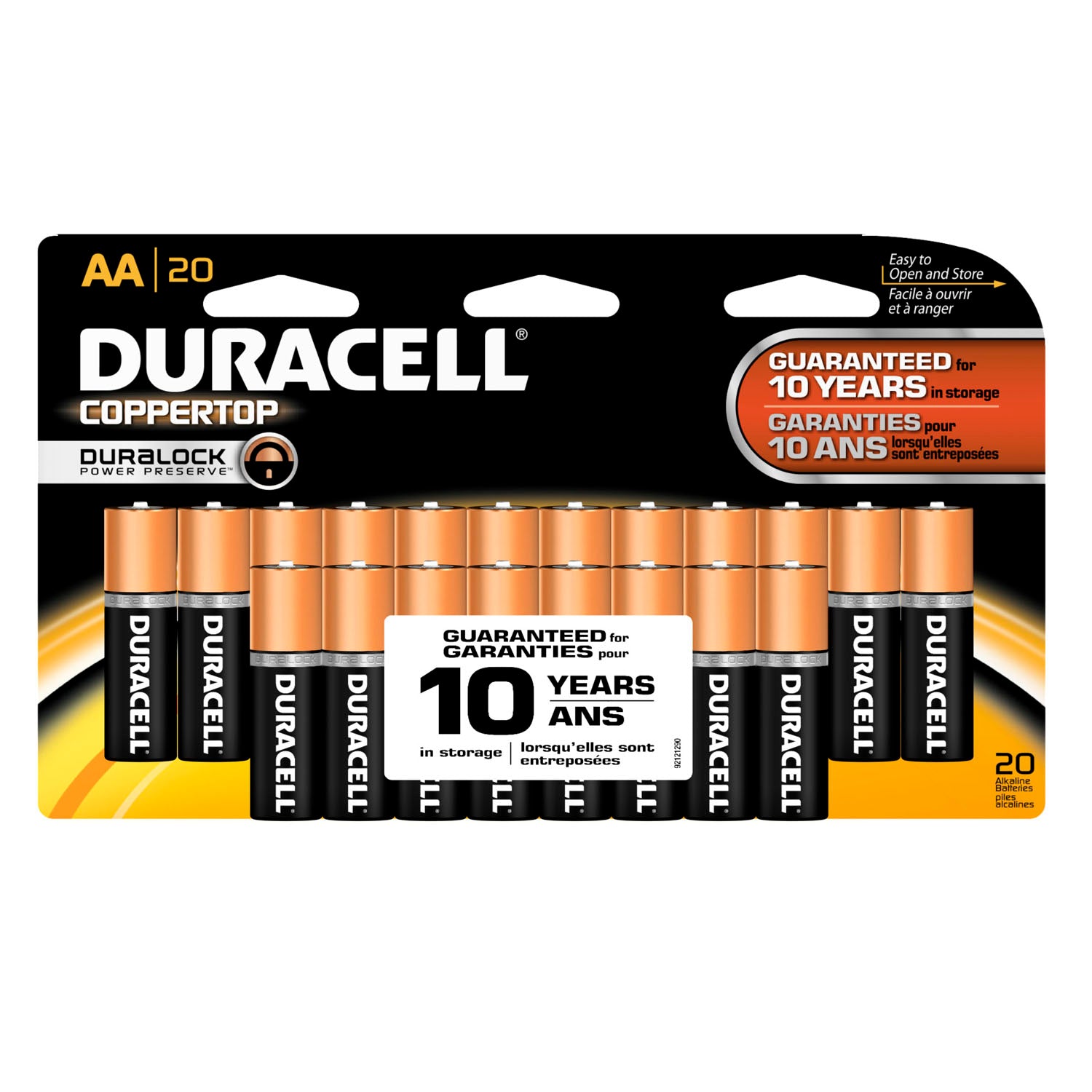 MN1500B20 - Duracell - Battery, Alkaline, Size AA, Doublewide, 20/pk 12pk/cs (UPC# 004133301348) (Products are not for Private Household Markets; Products cannot be sold on Amazon.com or any other 3rd party site) , cs