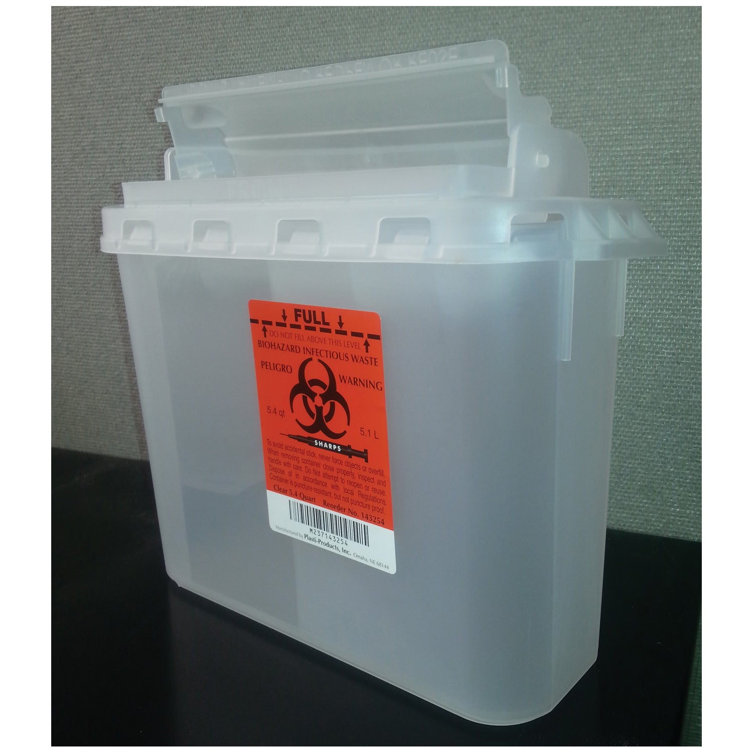 143254 - Plasti-Products, Inc. - Container, 5.4 Qt, Clear, 10/bx, 2 bx/cs (Item is on allocation. Supplie may be limited or there may be longer than normal lead times) , cs