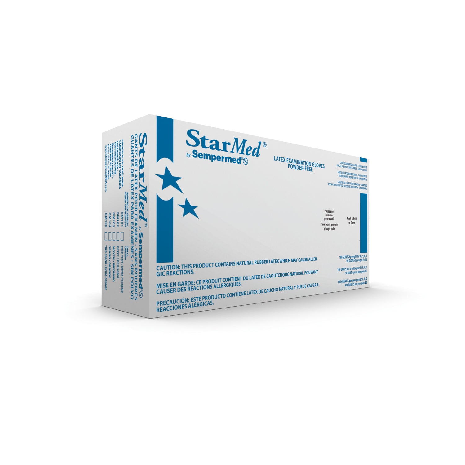 SM102 - Harps USA, Inc. - Latex Exam Glove, Powder-Free (PF), Small, 100/bx, 10 bx/cs (70 cs/plt) (To be DISCONTINUED) , cs