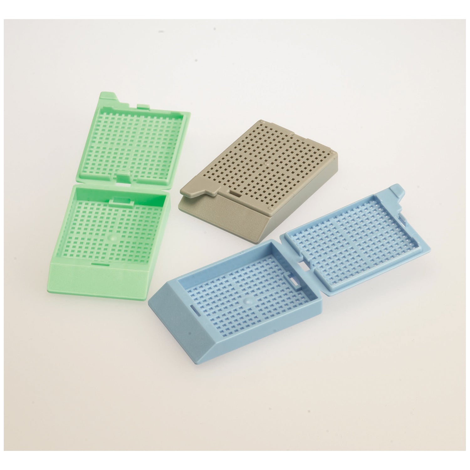 M506-4 - Simport Scientific - Embedding Cassette & Lid, Green, 500/bx, 3 bx/cs , cs