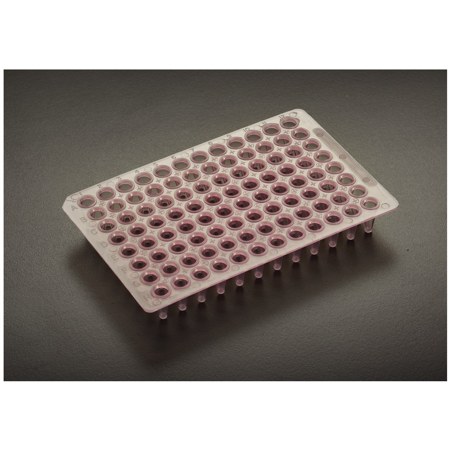 T323-96R - Simport Scientific - 96 Thin Walled PCR Plate, 0.2mL, Pink, 10/bg, 10 bg/cs , cs