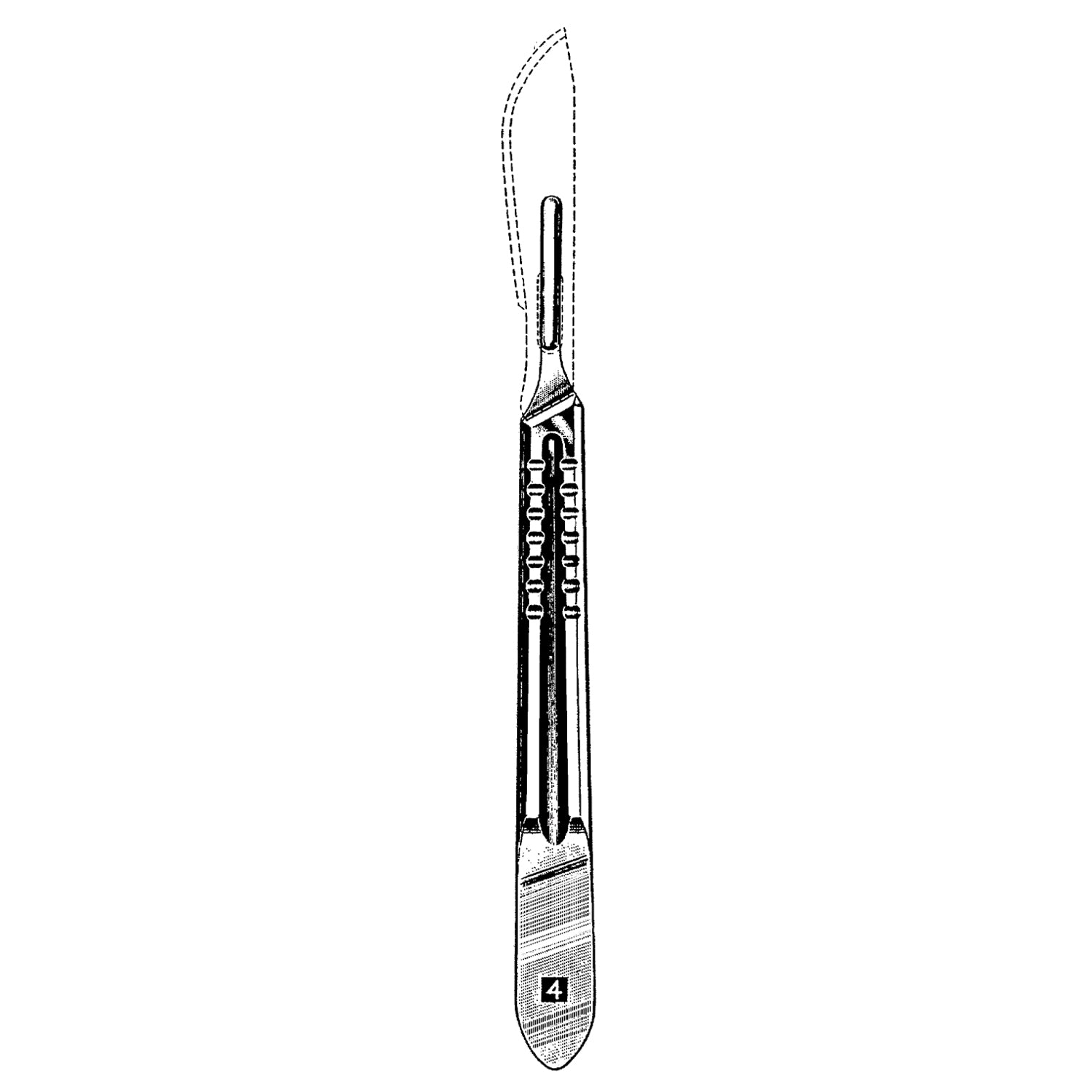 06-2904 - Sklar Instruments - Scalpel Handle, #4 (DROP SHIP ONLY) , ea
