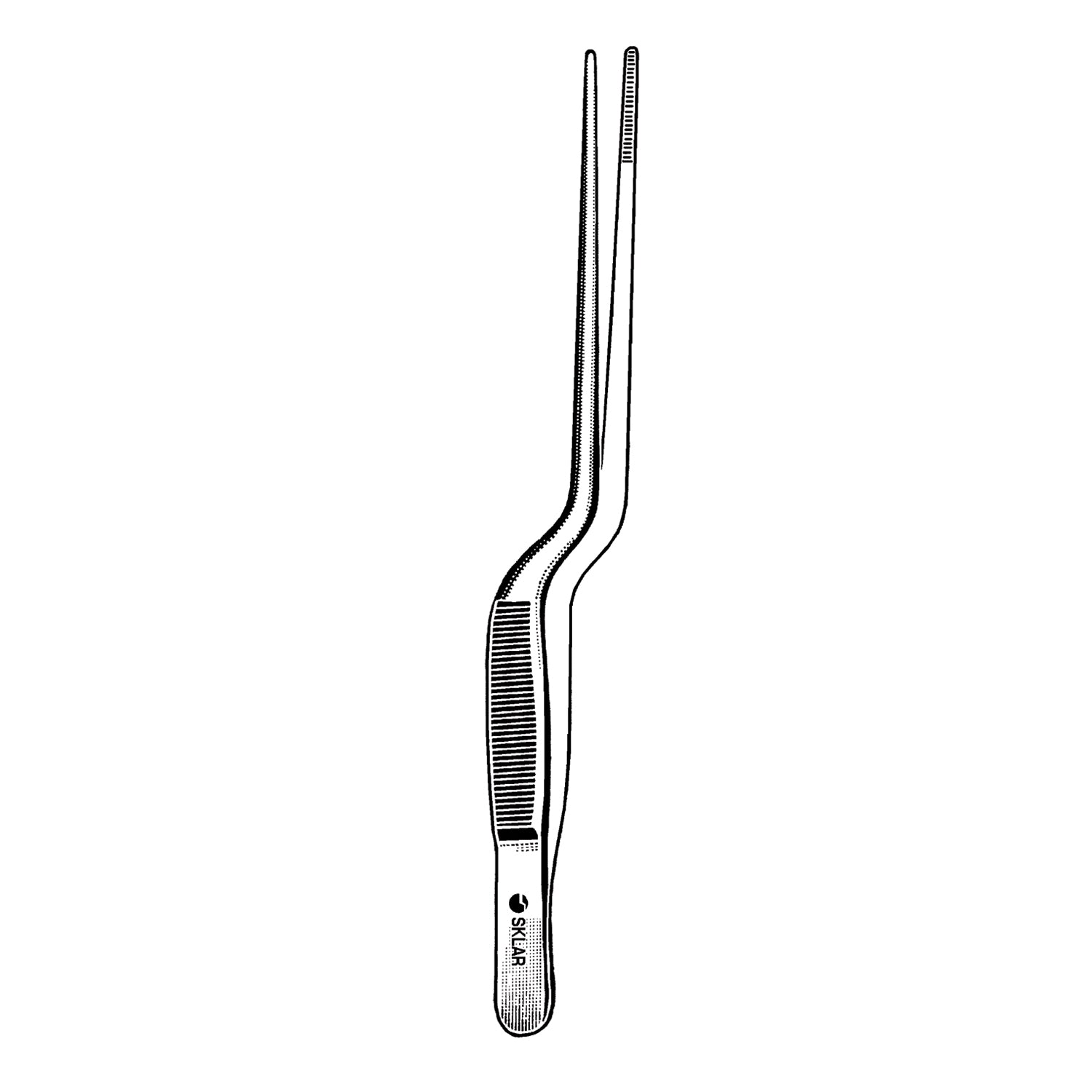 67-1455 - Sklar Instruments - Lucae Bayonet Forceps, Serrated, 5.5" (DROP SHIP ONLY) , ea