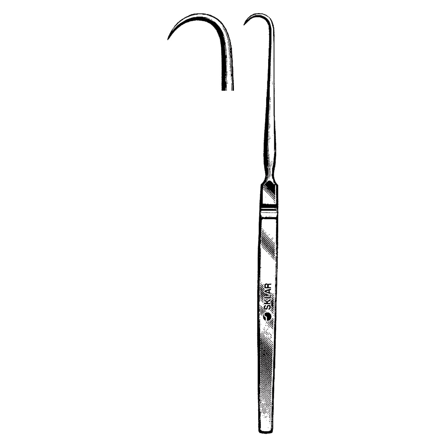 78-1001 - Sklar Instruments - Tracheal Retractor, 1 Prong Sharp, 6.5" (DROP SHIP ONLY) , ea