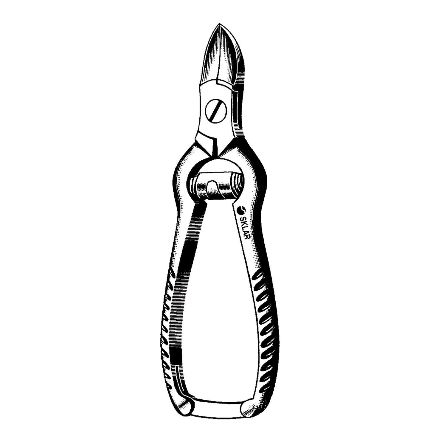 97-1046 - Sklar Instruments - Nail Nipper, Concave Blades, Barrel Spring, 5.5" Overall Length (DROP SHIP ONLY) , ea