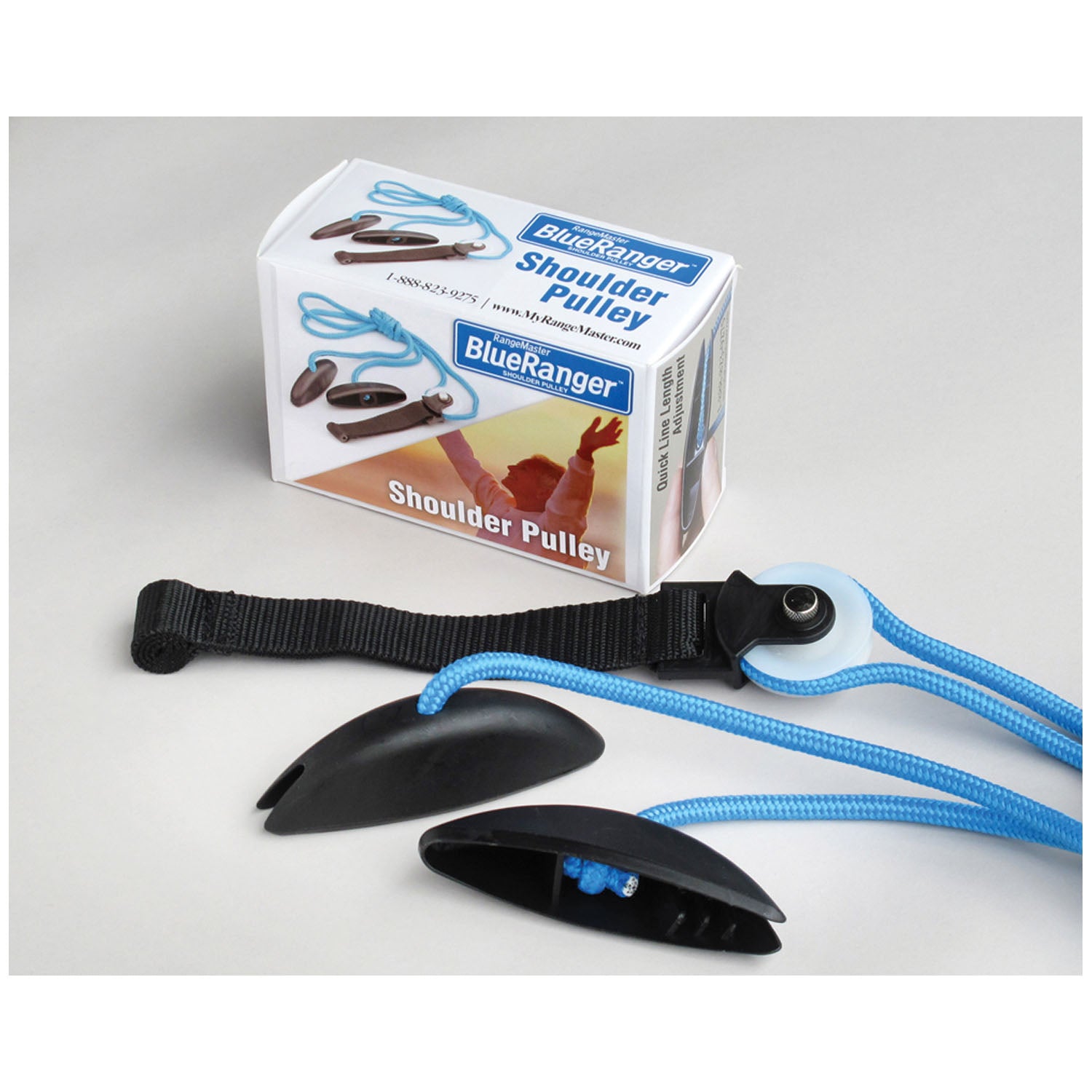 BLRA-RP - Therapeutic Dimensions, Inc. - Shoulder Pulley with Web Strap & Self-Locking Handle, Retail Package , ea