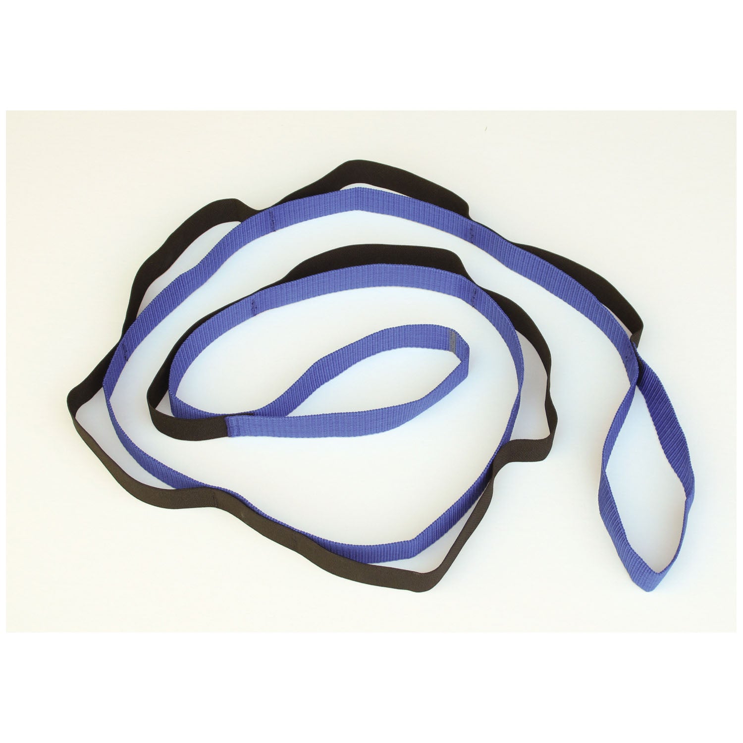 RM-SS - Therapeutic Dimensions, Inc. - Stretching Aid, 5 ft 7" Long, Blue Webbing with Black Elastic Stretch Strap, Clear Poly Ziplock Bag (091157) , ea