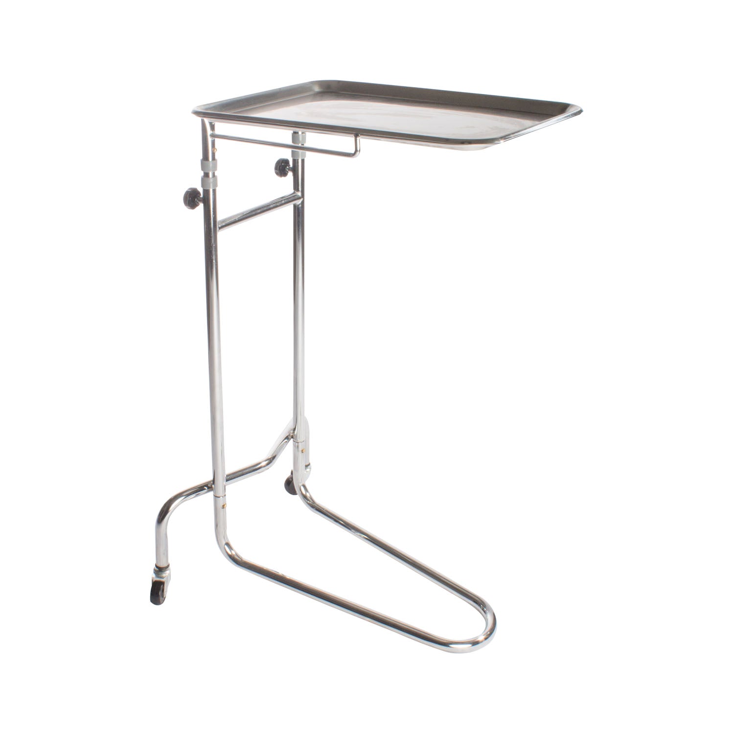 4366 - Dukal Corporation - Mayo Stand, California Style Base, Adjusts 37" - 53", Large , ea