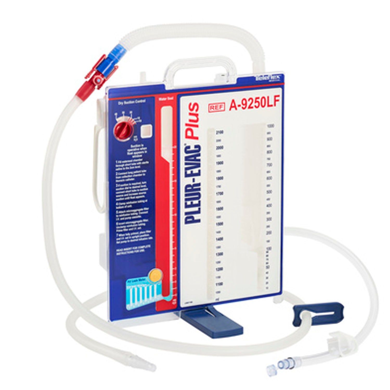 A-9250LF - Teleflex Medical - 胸腔引流系統,Pleur-Evac®,乾式抽吸/濕式密封,持續回輸,不含乳膠,6個/箱(僅限美國大陸地區)(價格如有變動,恕不另行通知),箱