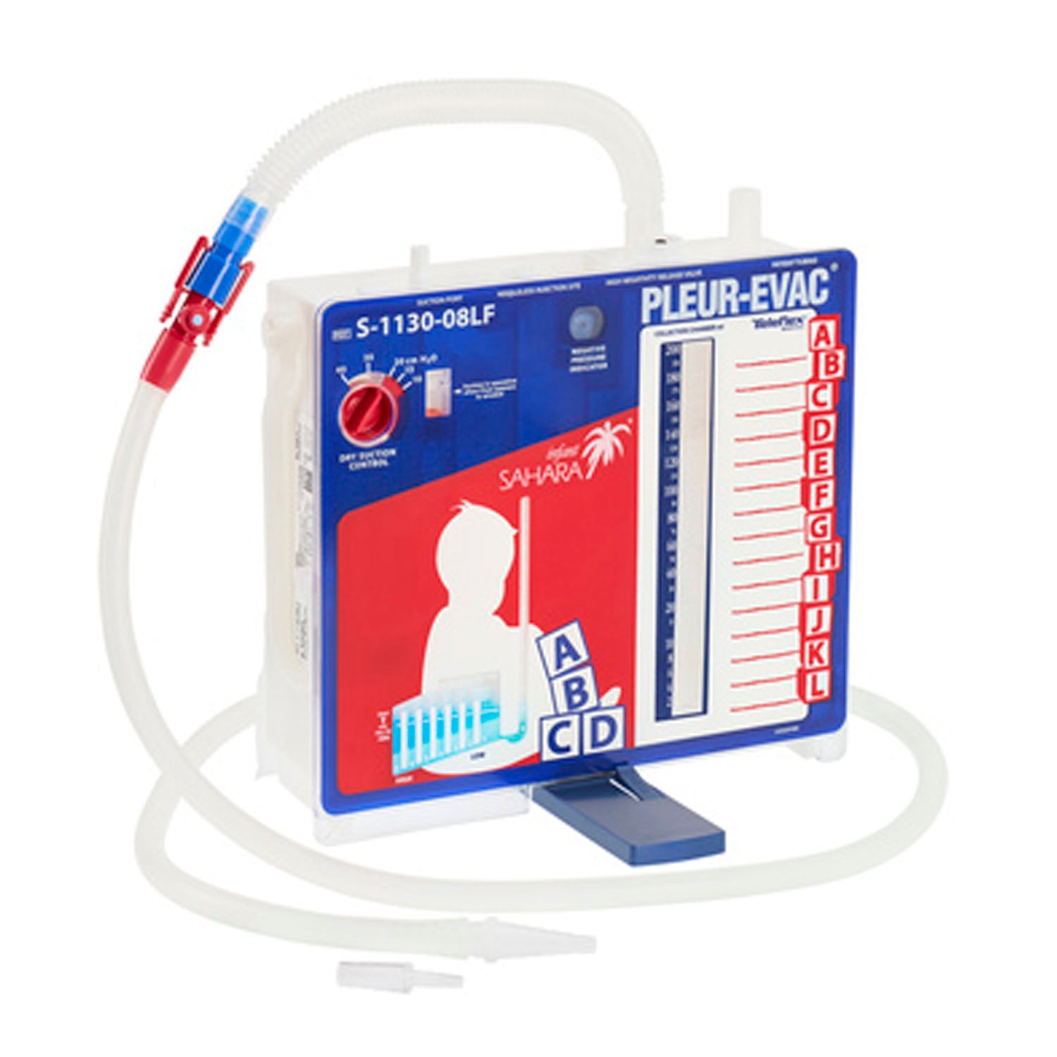 S-1130-08LF - Teleflex Medical - 胸腔引流系統,Pleur-Evac® 嬰兒撒哈拉型,乾式抽吸/乾式密封,不含乳膠,6 個/箱(僅限美國大陸地區)(價格如有變動,恕不另行通知),箱