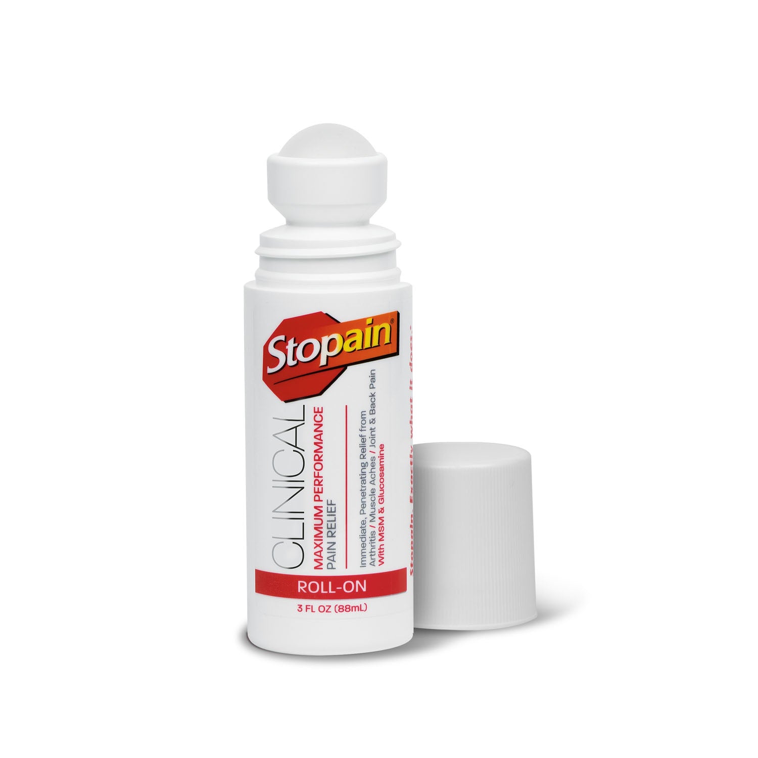 N952-03 - Stopain® Clinical - Stopain® Clinical Roll-On, 3 fl. oz., 24/cs (US SALES ONLY) (For resale to Healthcare Professionals only. Prices should only be viewable when a healthcare professional is logged in to an account on a dealer’s website. Produc