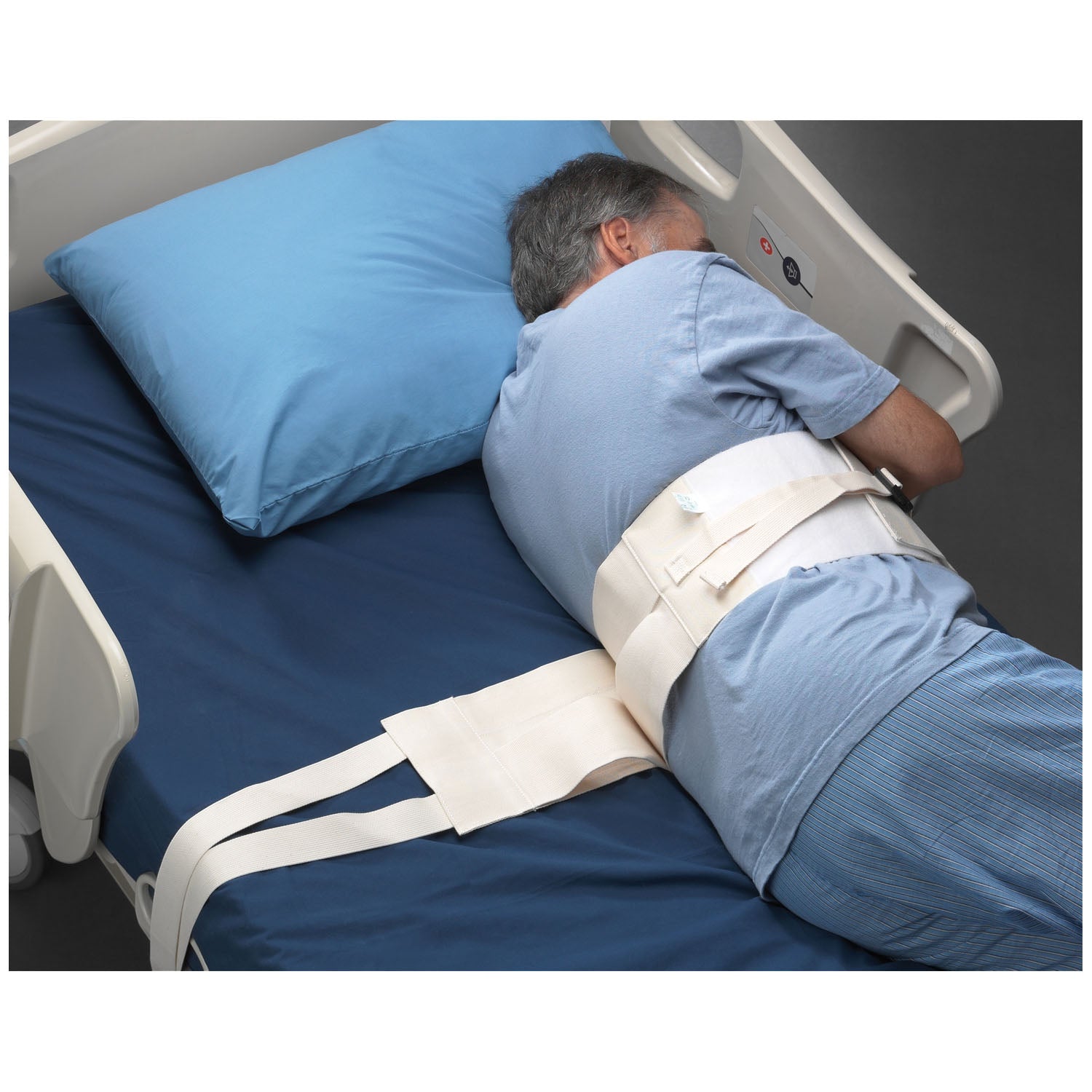 1135 - TIDI Products, LLC - Posey Roll Belt, One Size Fits Most, Quick Release Buckle 4-Strap, Roll Self Releasing (Continental US + HI Only) , ea