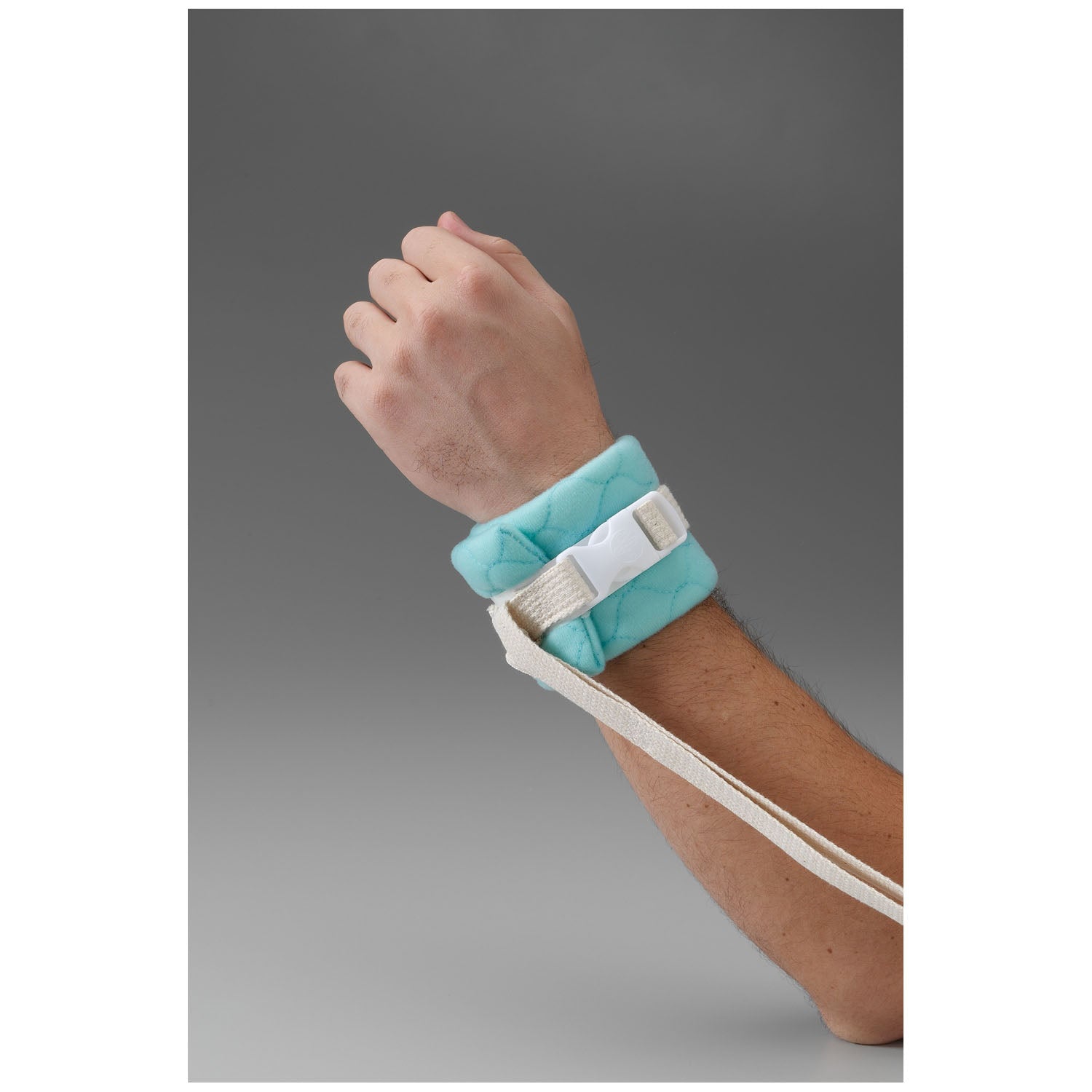 2550 - TIDI Products, LLC - Posey Wrist/Ankle Restraint, One Size Fits Most, Strap Fastening 2-Strap, Machine Washable, Quilted Fabric, Blue (Continental US + HI Only) , pr