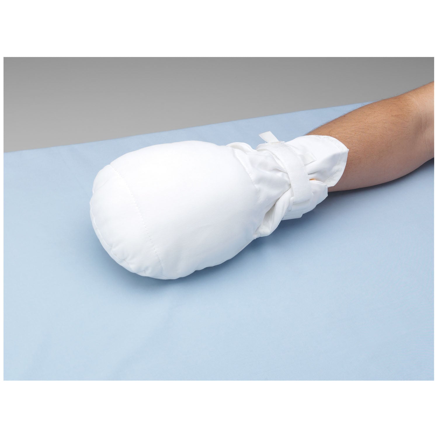 2819 - TIDI Products, LLC - Posey 手控手套,雙重安全設計,均碼,綁帶固定,單綁帶,網眼/纖維材質,白色(僅限美國大陸及夏威夷地區),pr