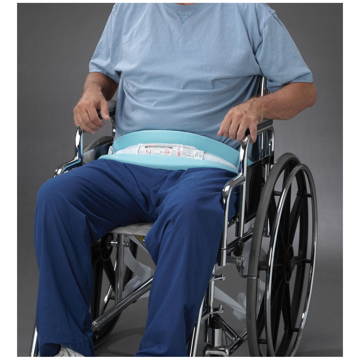 4125 - TIDI Products, LLC - Posey Belt, Soft, Slider One Size Fits Most, Quick Release Ties 2-Strap, w/ Tie Med (Continental US + HI Only) , ea