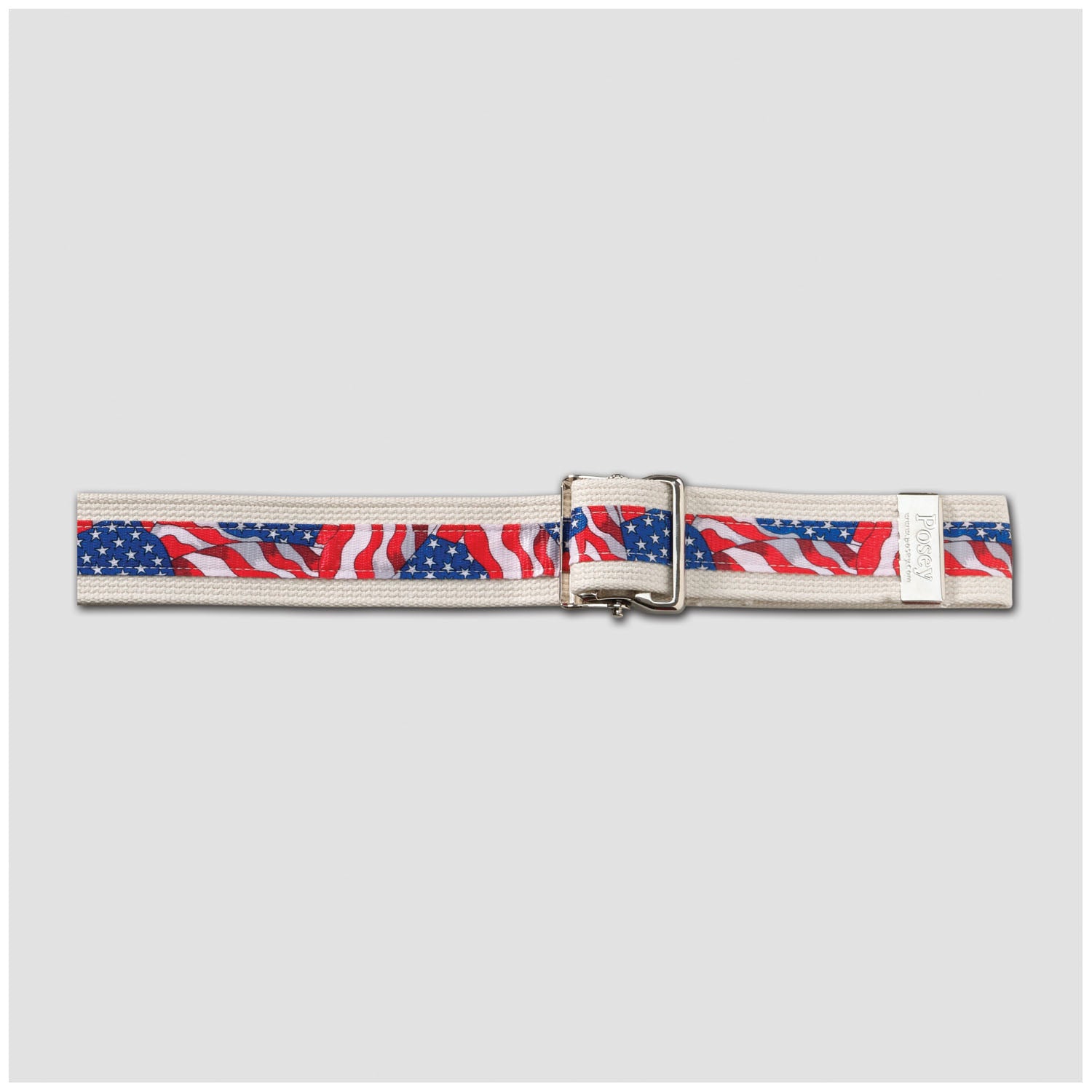 6549 - TIDI Products, LLC - Gait Belt, USA Flag, 54", Nickel Buckle (To Be DISCONTINUED)(Continental US + HI Only) , ea
