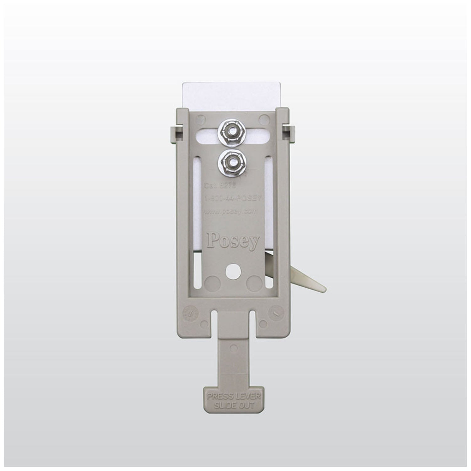 8208HR - TIDI Products, LLC - Alarm Moutning Bracket, Hillrom Horizontal Track System (Continental US + HI Only) , ea
