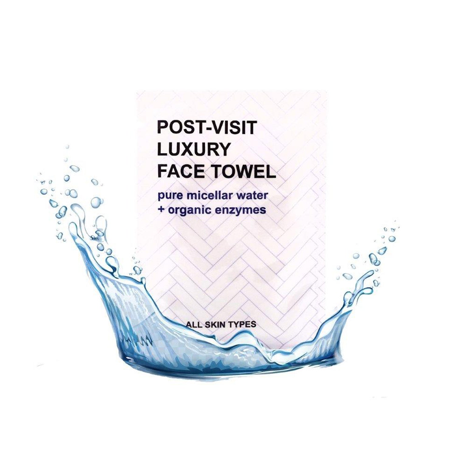MD0502101 - TrustMD - Luxury Face Towel, 100/bx (6 bx/cs, 36 cs/plt) , bx