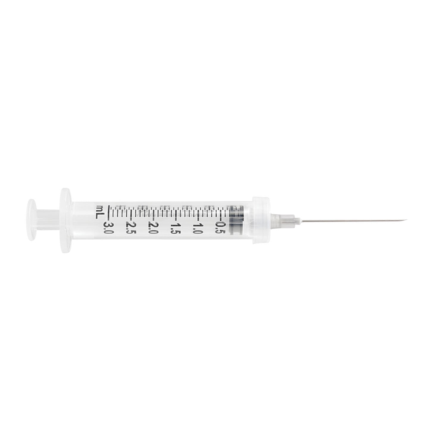 63005 - UltiMed, Inc. - Safety Syringe, Detachable Needle, 3mL, 22G x 1 ½", 100/bx , bx