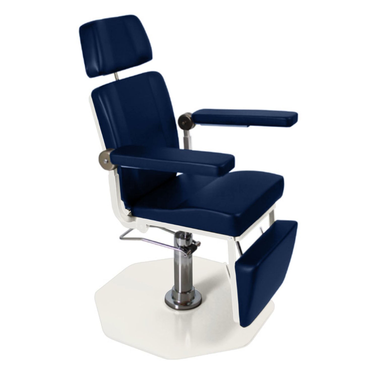 8612 - UMF Medical - Phlebotomy Chair, 8612, Height Adjustable with Seamless Upholstery, Foot Operated Pump, 250 lb, Cushioned Leg Rest, Available in 8 Colors (DROP SHIP ONLY) , ea