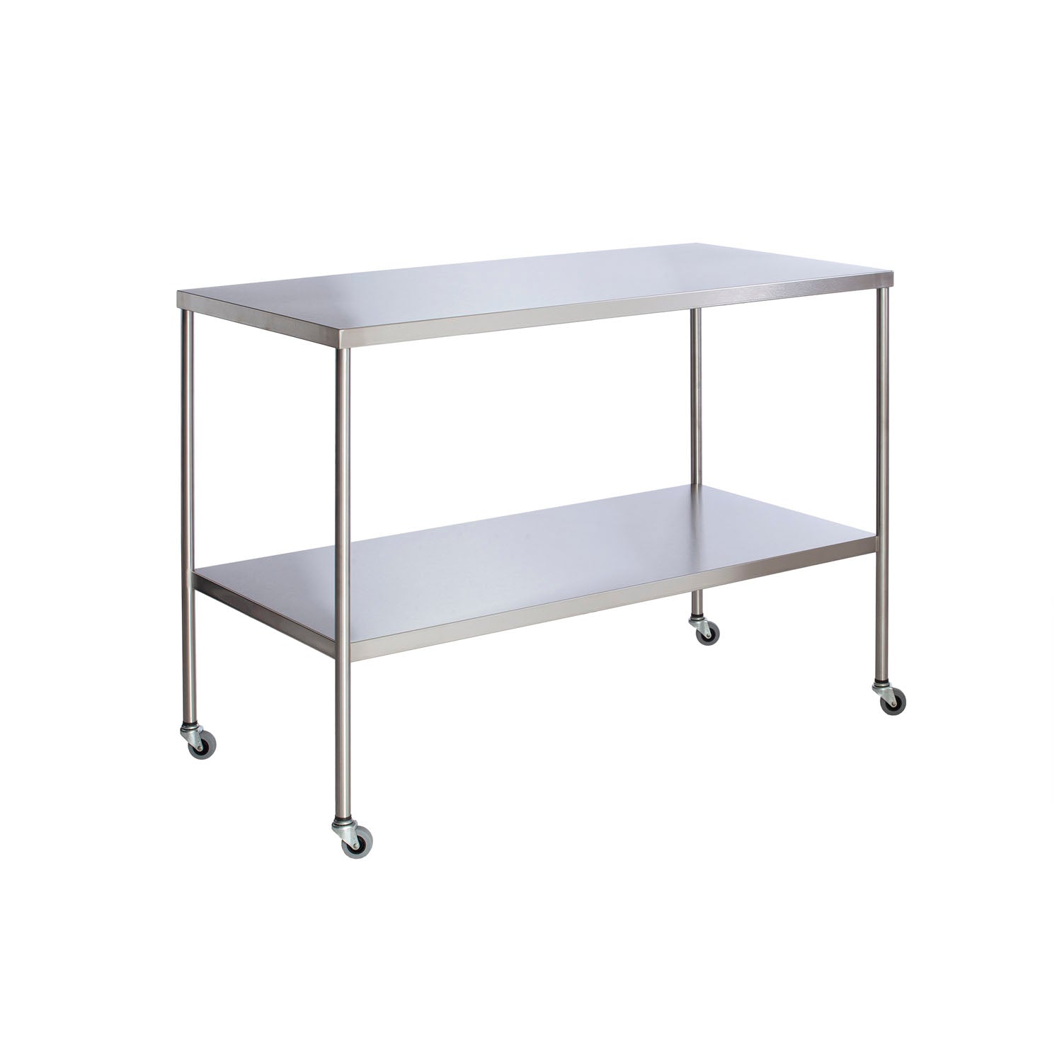 SS8008 - UMF Medical - Instrument Table with Shelf, Stainless Steel, 24" x 48" (DROP SHIP ONLY) , ea